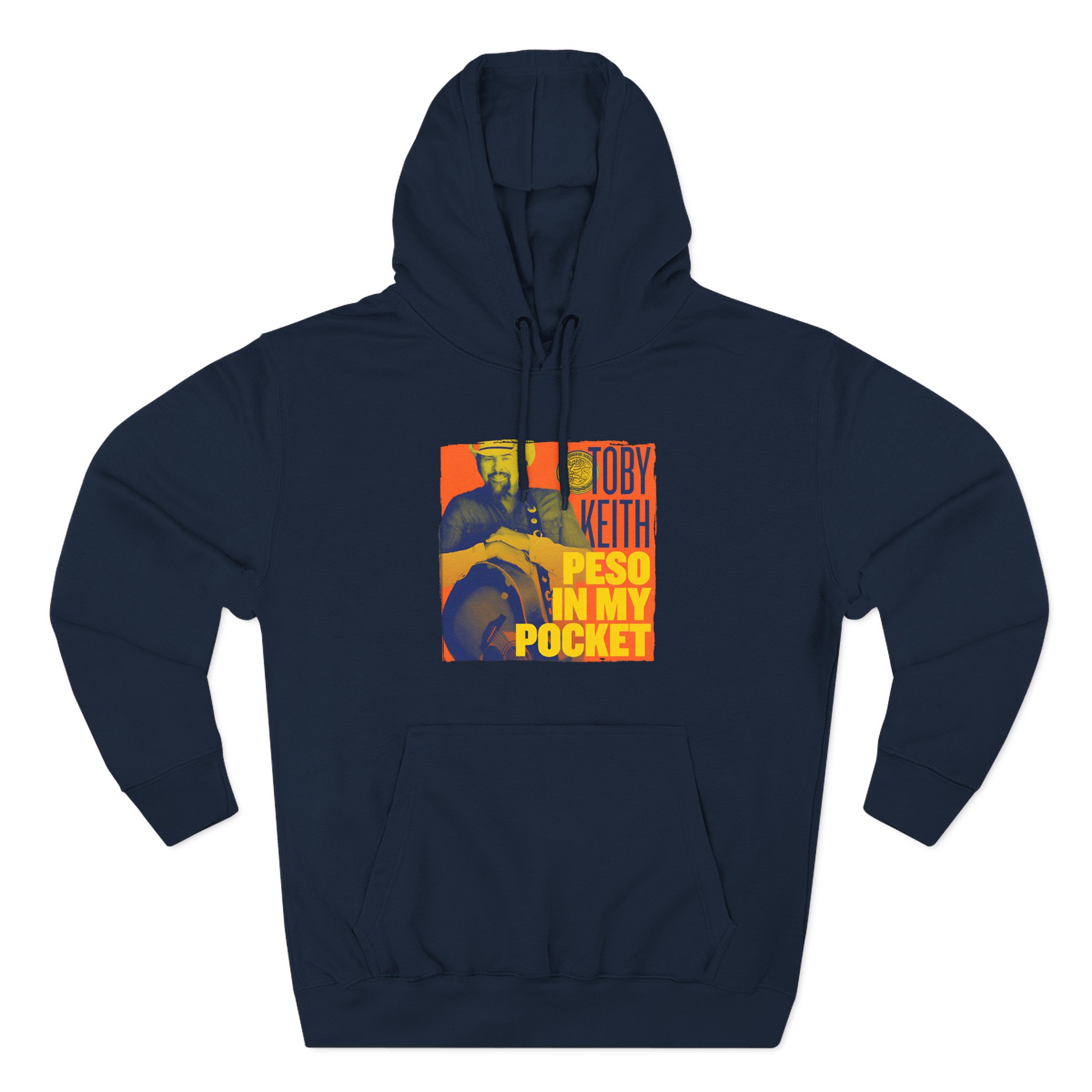 Toby Keith Peso in My Pocket Three-Panel Fleece Hoodie