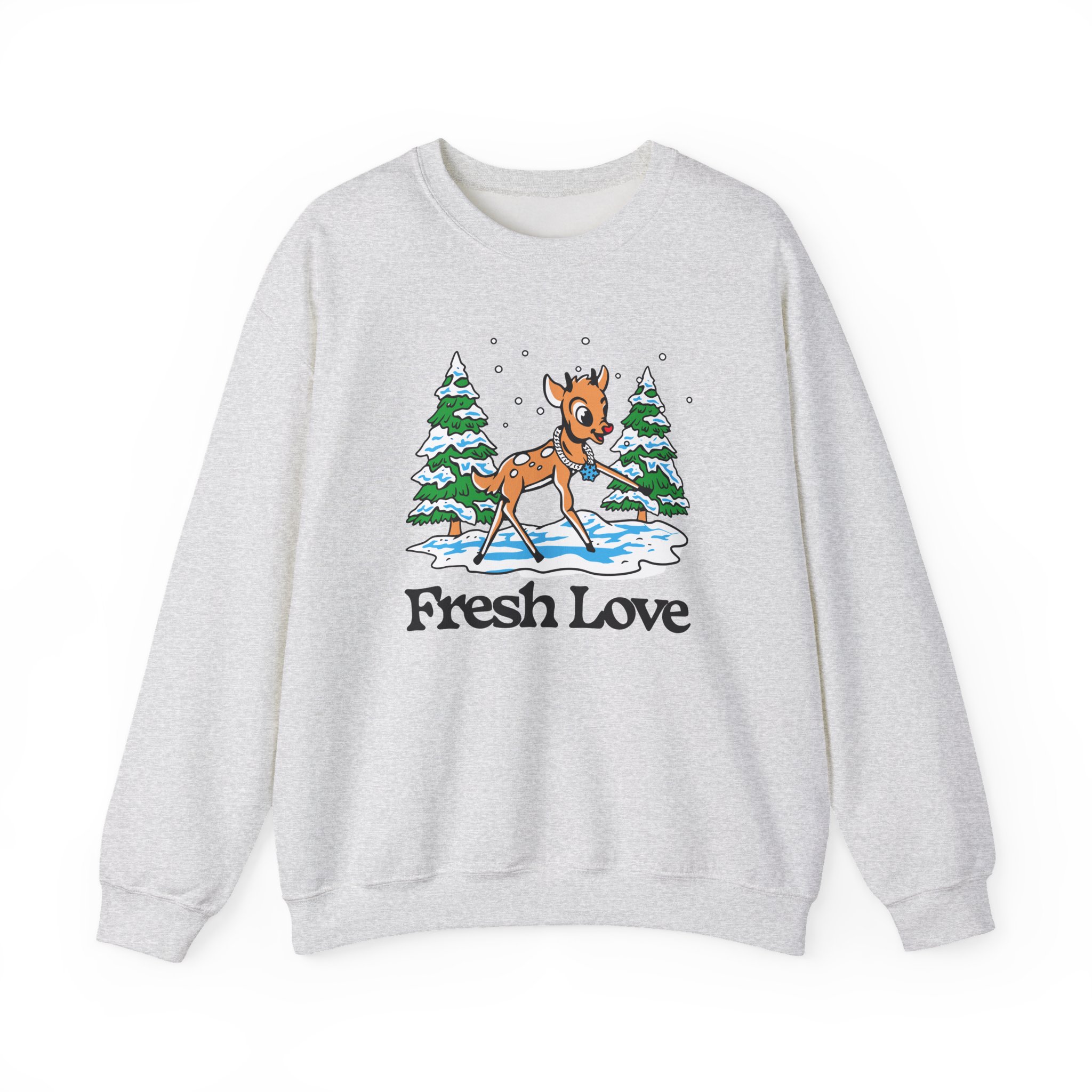 Fresh Love Snow Dough Unisex Heavy Blendâ„¢ Crewneck Sweatshirt