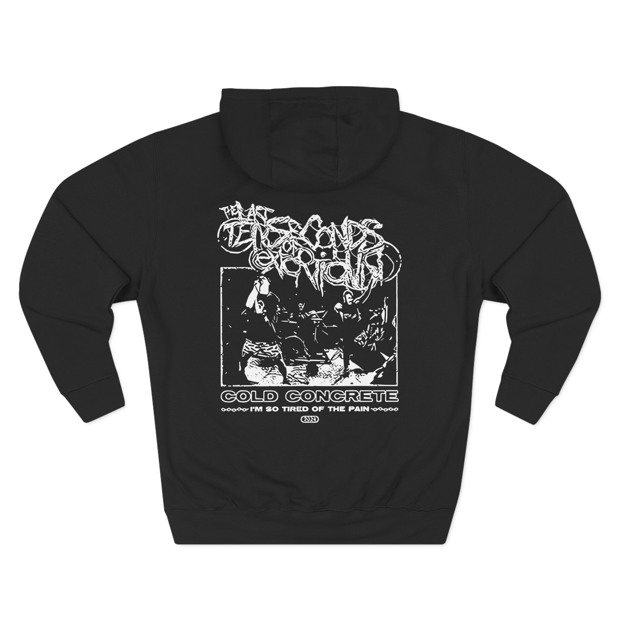The Last Ten Seconds of Life Three-Panel Fleece Hoodie