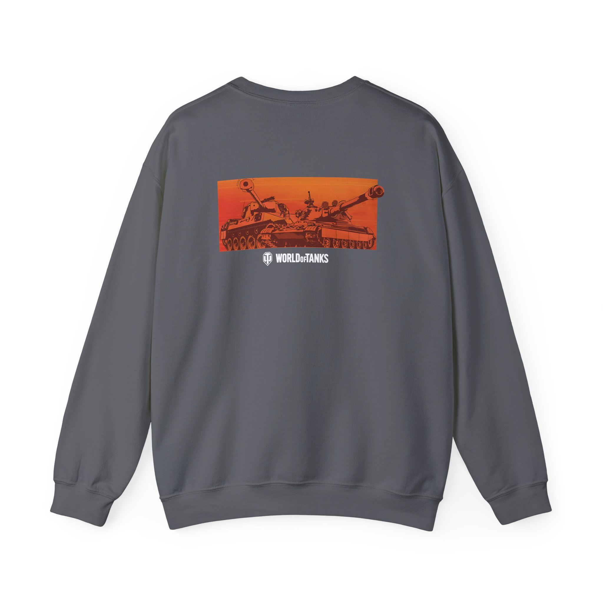 World of Tank Orange Sky Unisex Heavy Blendâ„¢ Crewneck Sweatshirt