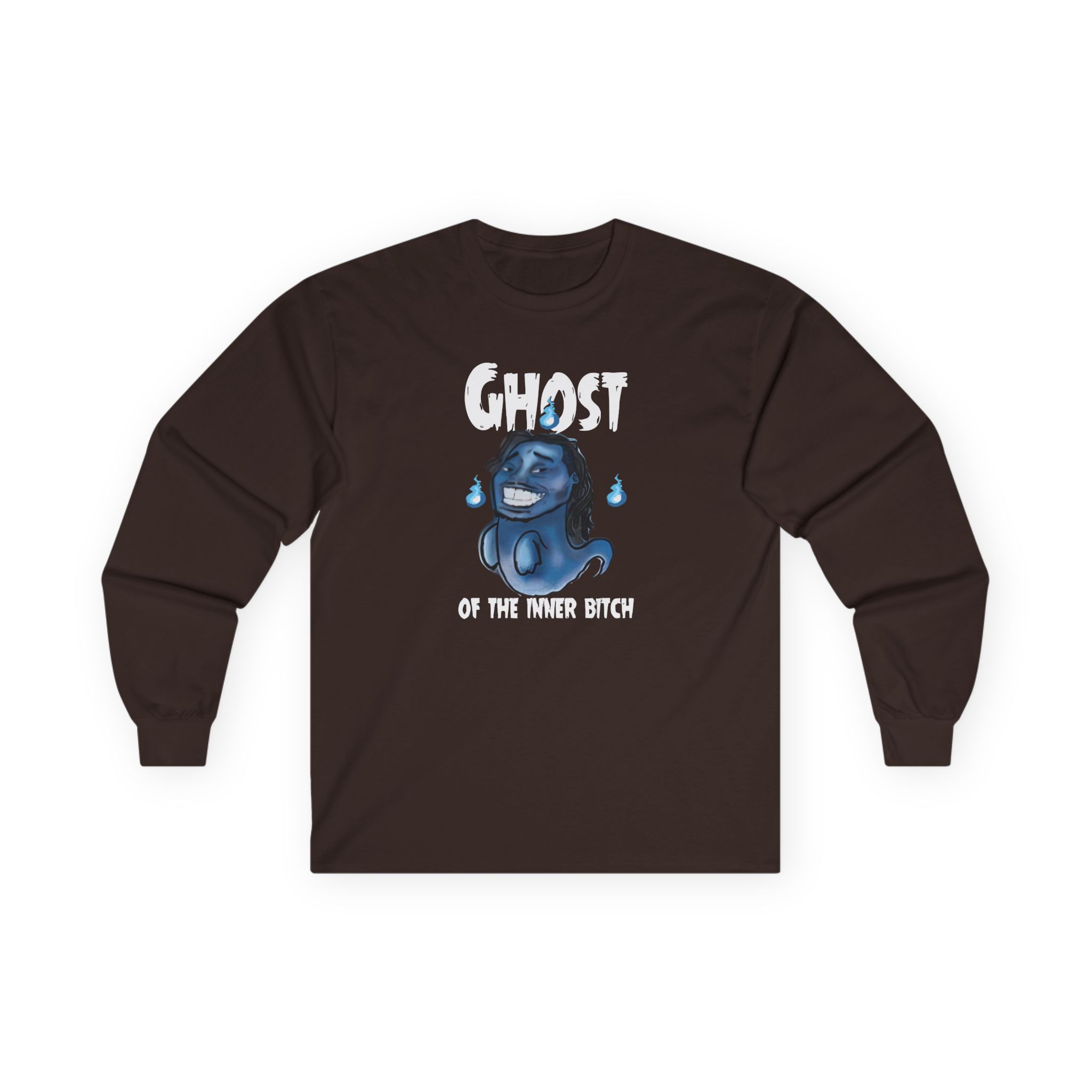 Aba and Preach Ghost of the Inner Bitch Unisex Ultra Cotton Long Sleeve Tee