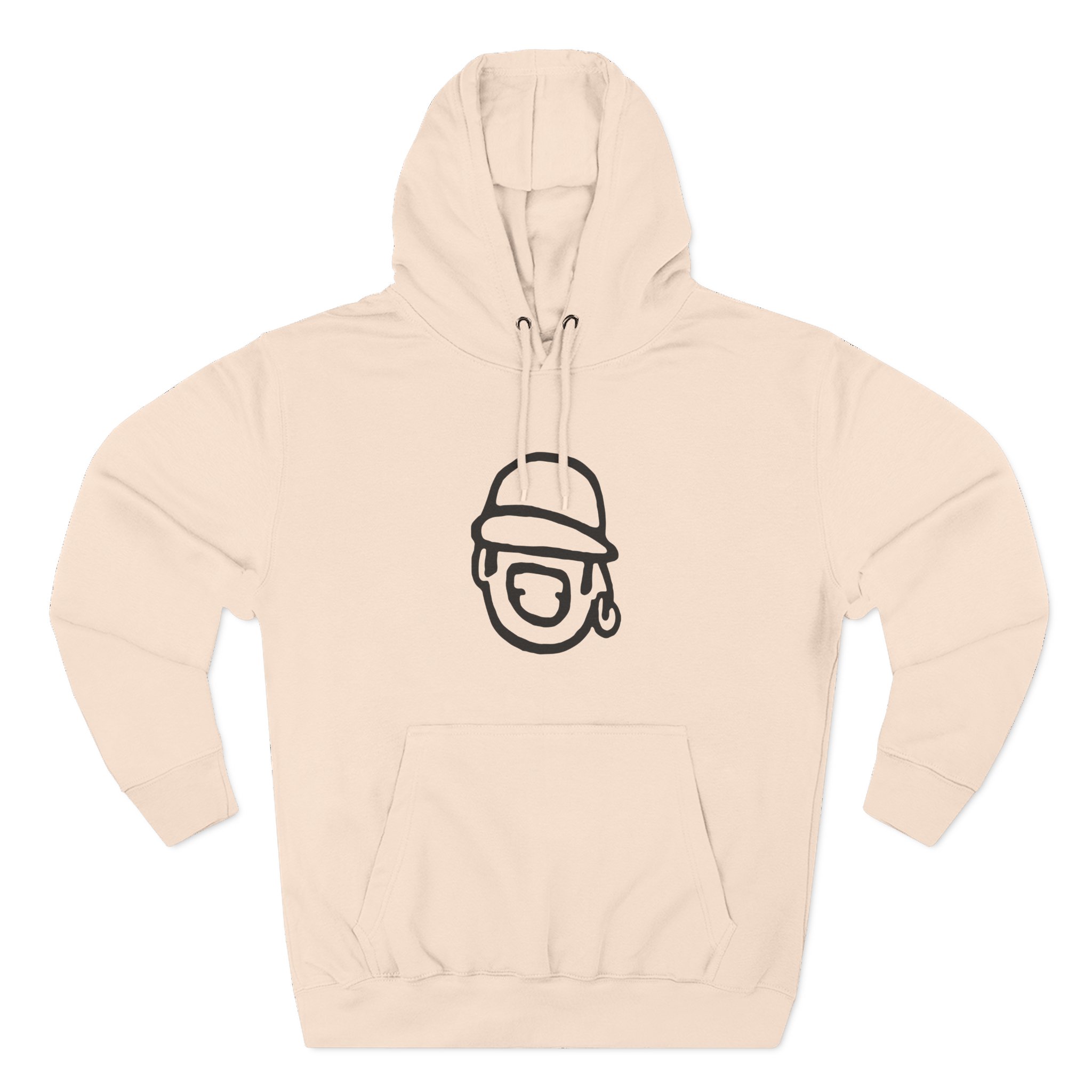 Niko B Big Face Three-panel Fleece Hoodie