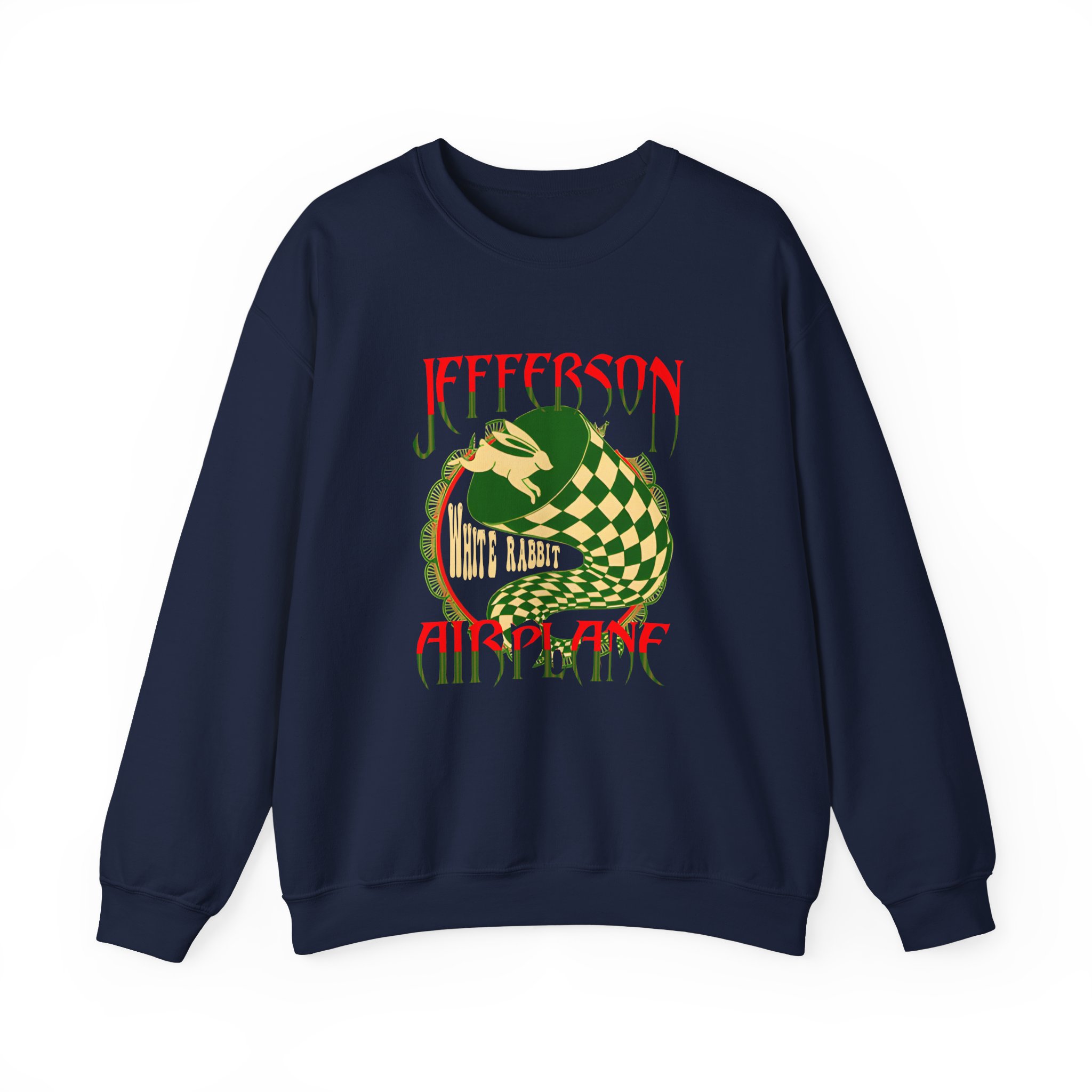 Jefferson Airplane Rabbit Unisex Heavy Blendâ„¢ Crewneck Sweatshirt