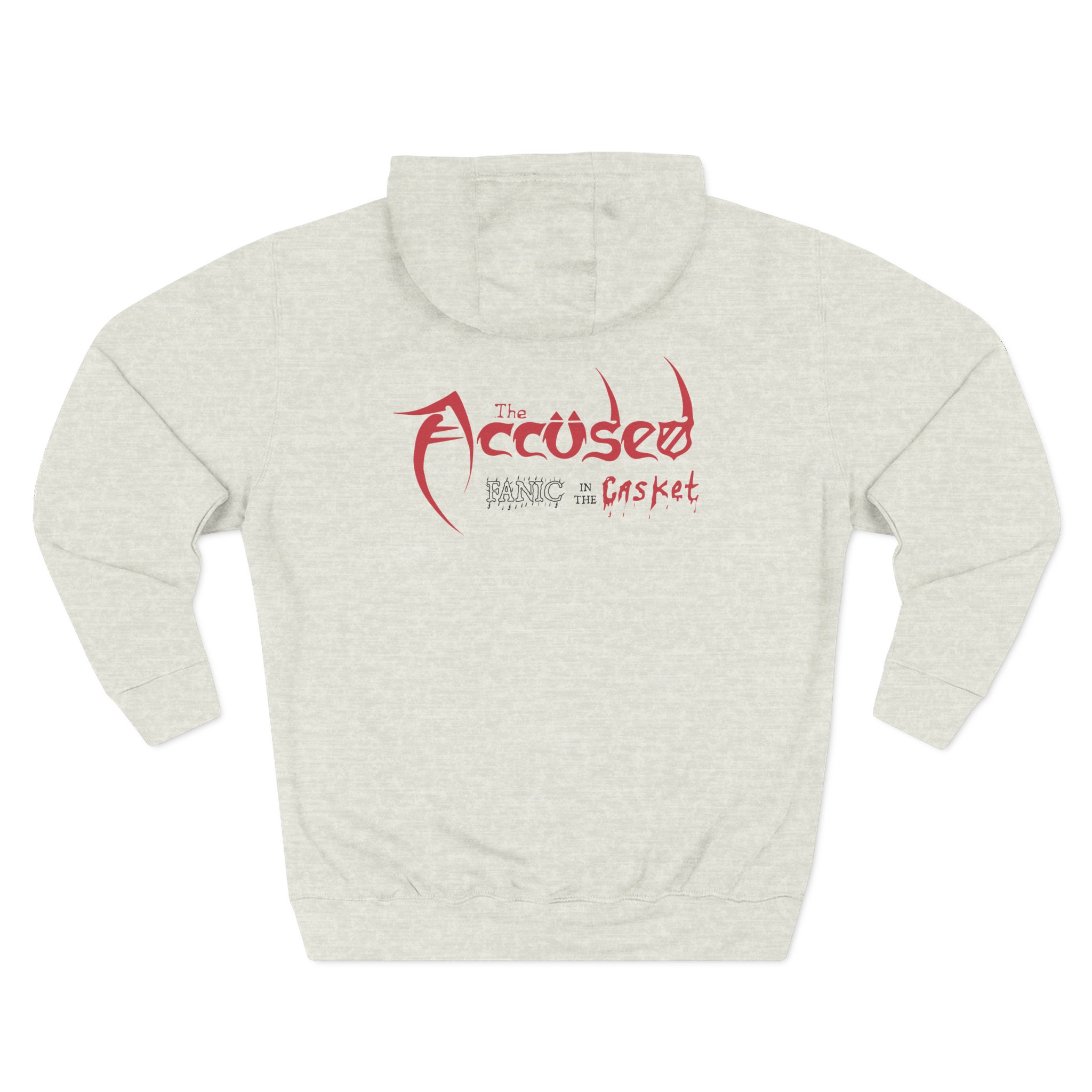Accused Ad Panic in the Casket Three-Panel Fleece Hoodie