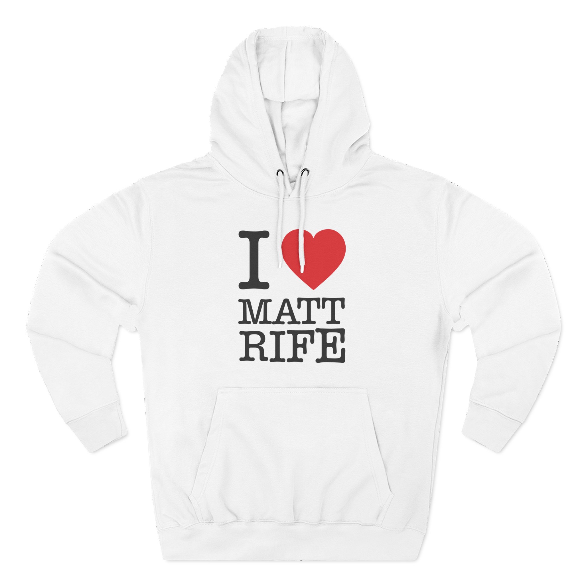 Matt Rife Fan Club Three-Panel Fleece Hoodie