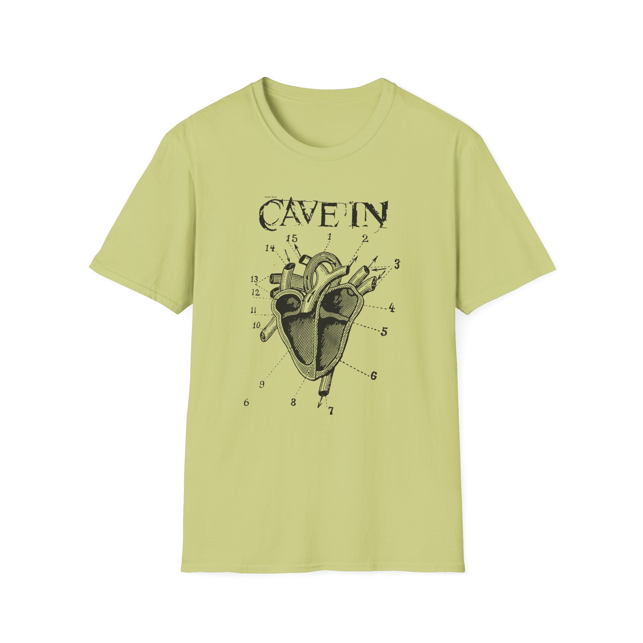 Cave in Classic Heart Unisex Softstyle T-Shirt