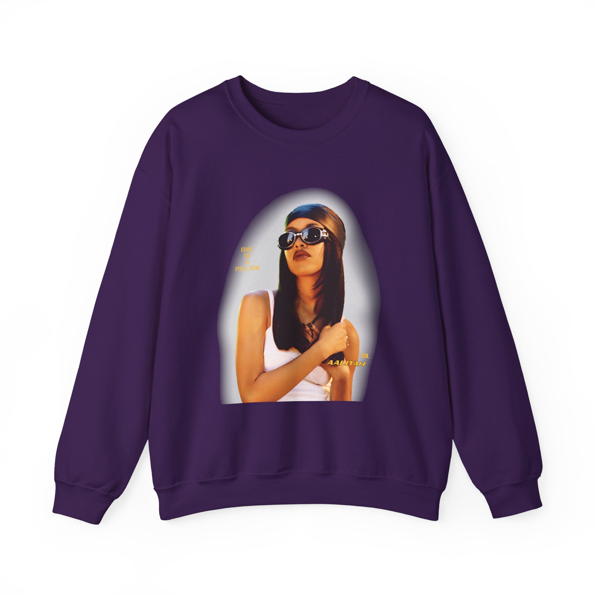 Aaliyah OIAM Portrait Unisex Heavy Blendâ„¢ Crewneck Sweatshirt