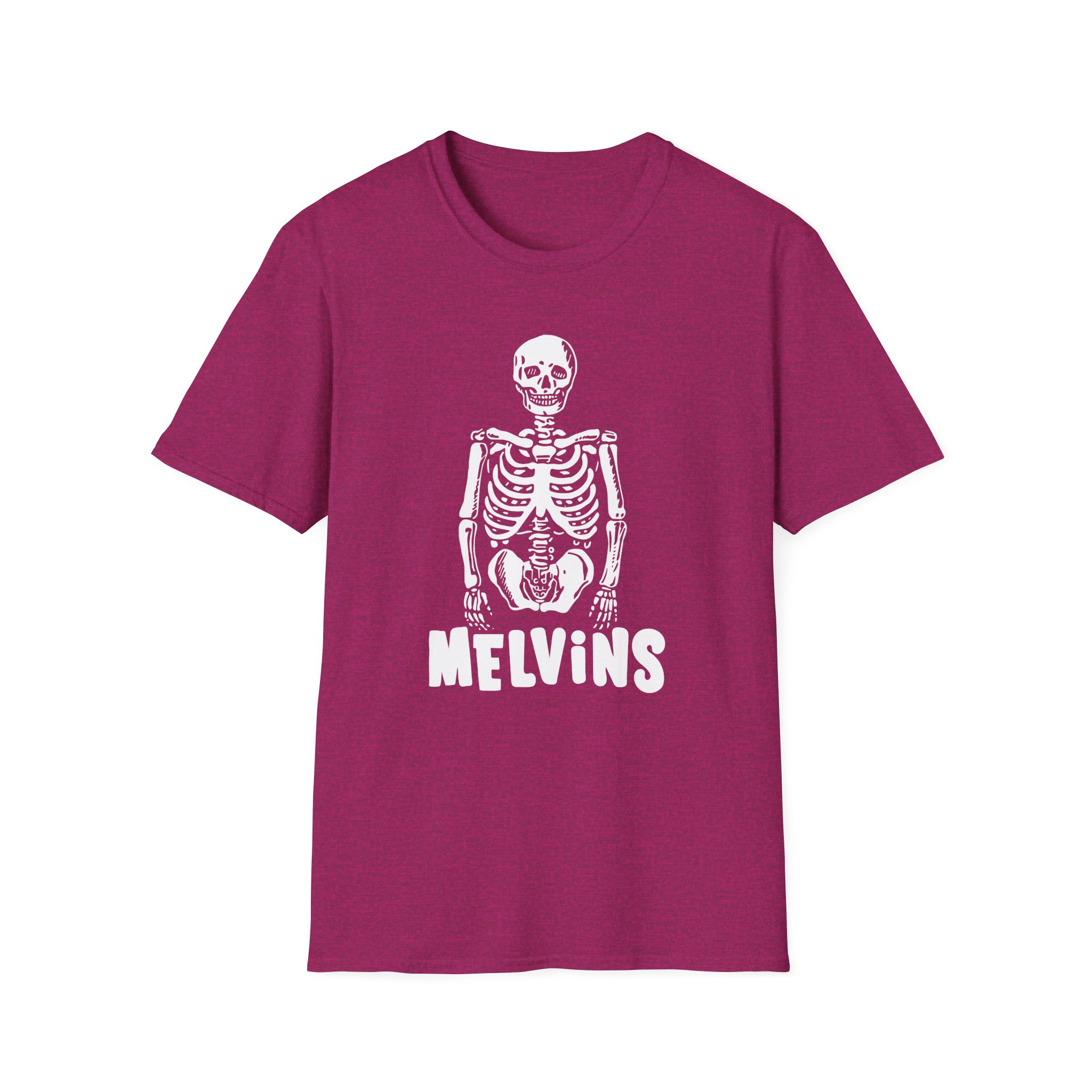 Melvins Skeleton Logo Unisex Softstyle T-Shirt