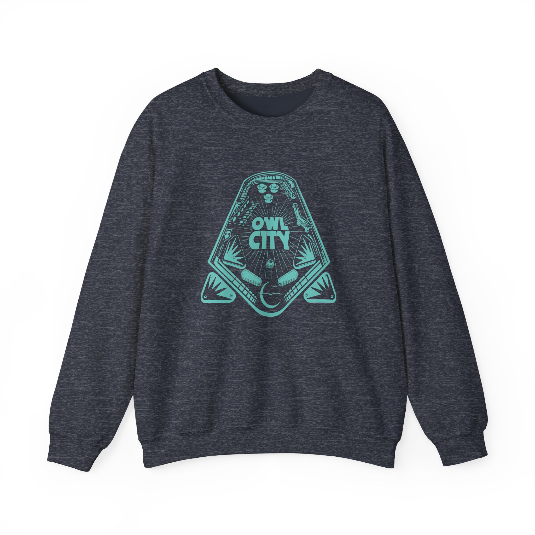 Owl City Pinball Unisex Heavy Blendâ„¢ Crewneck Sweatshirt