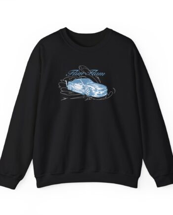 Flamingo Flim Flam LoveRacer Unisex Heavy Blend™ Crewneck Sweatshirt