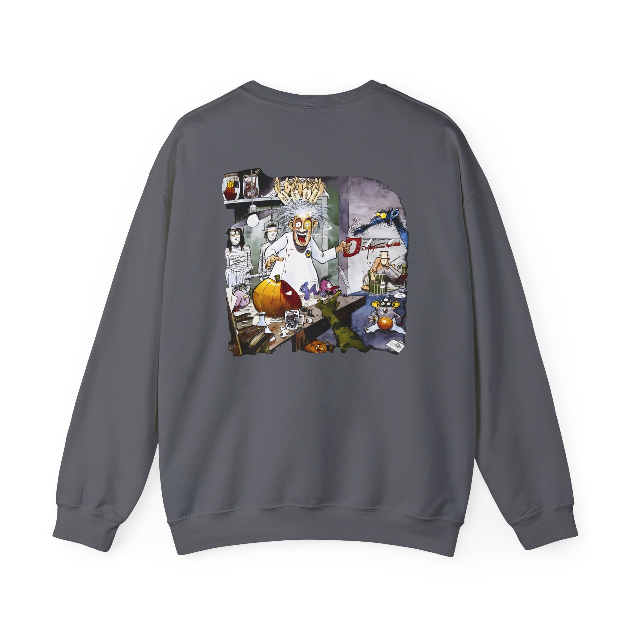 Helloween Dr. Stein Zipper Unisex Heavy Blendâ„¢ Crewneck Sweatshirt