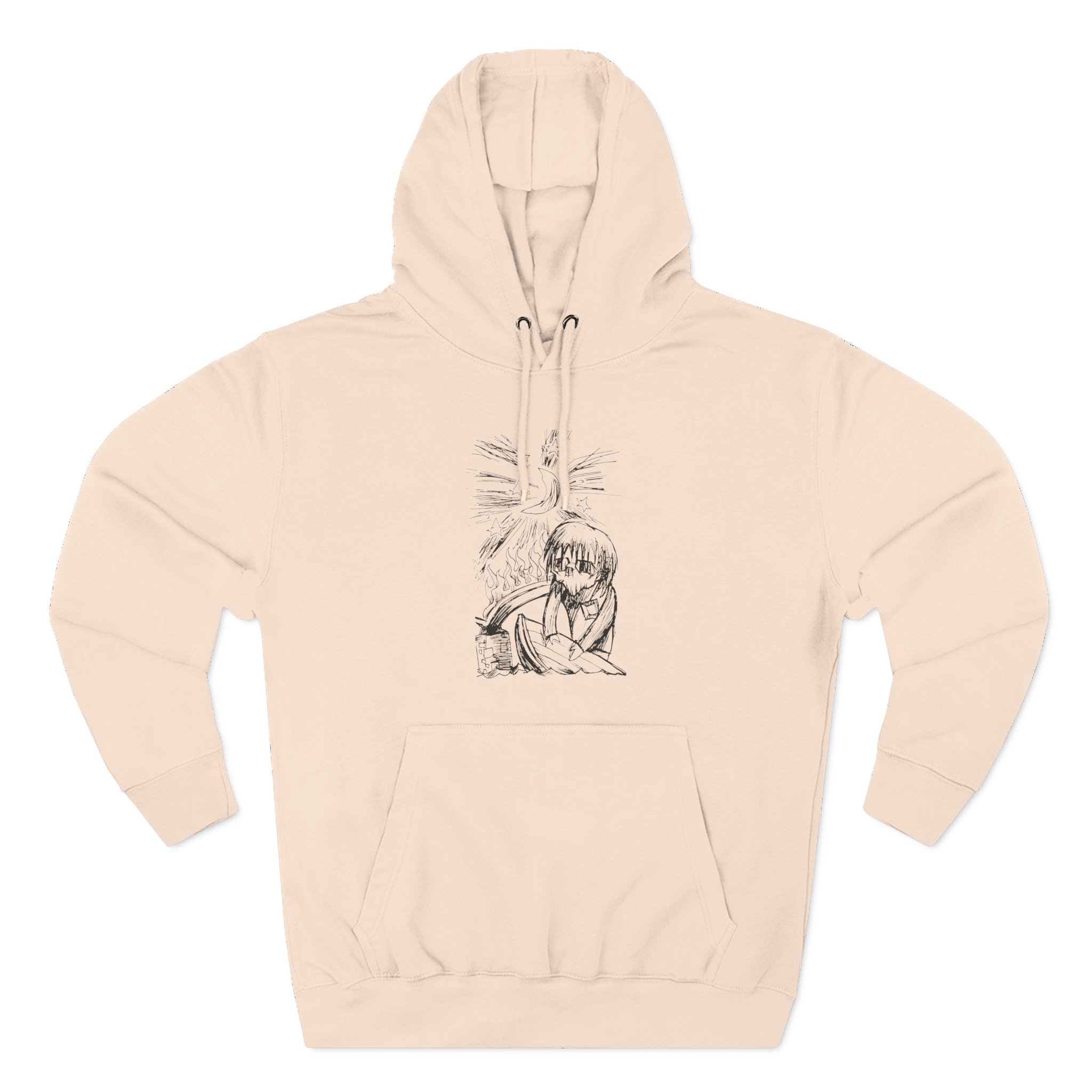 American Nightmare "the Ice Age is Coming" Three-Panel Fleece Hoodie