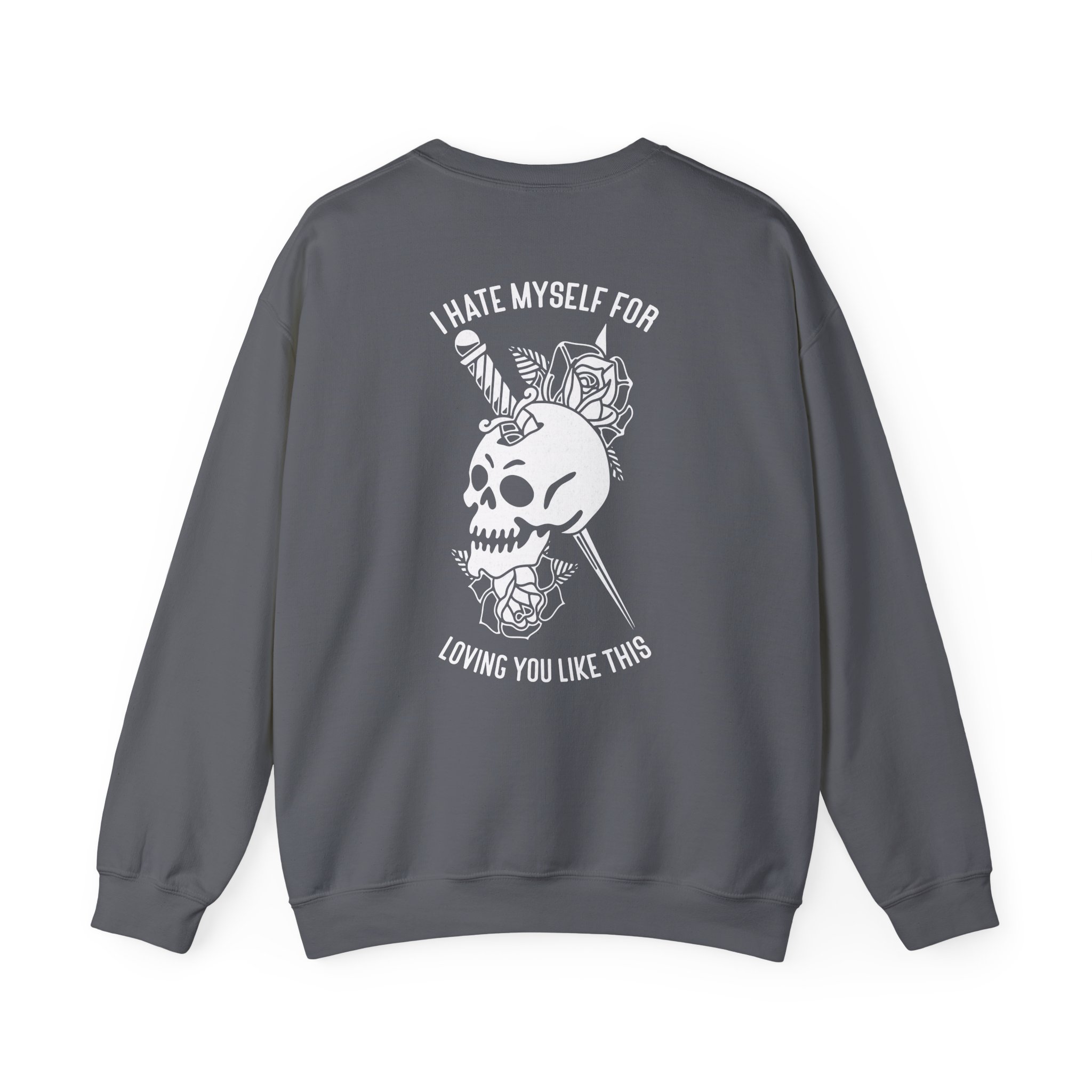 Bayside Dagger Skull Unisex Heavy Blendâ„¢ Crewneck Sweatshirt