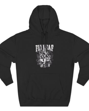 Flyleaf Carved Statues Three-Panel Fleece Hoodie