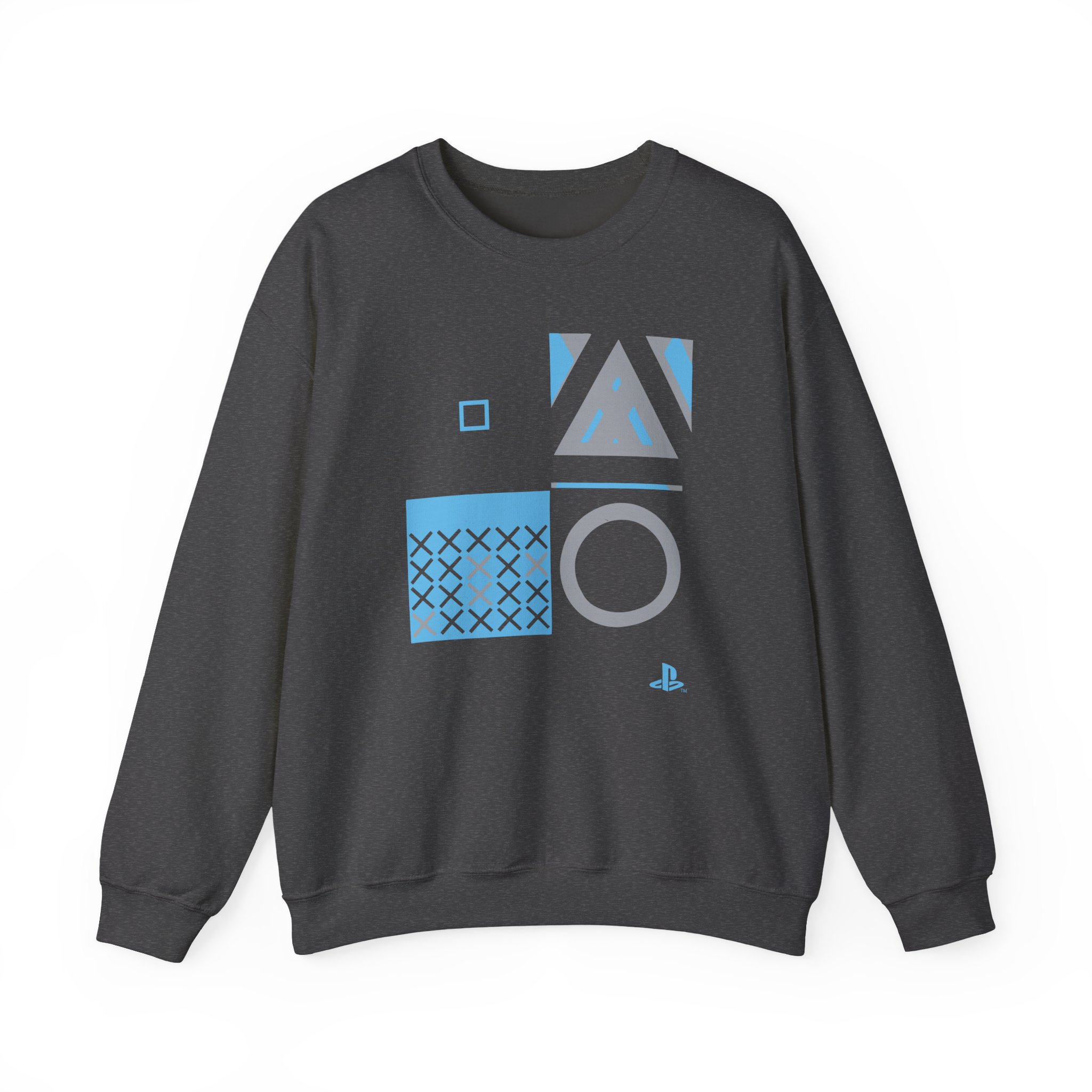 Playstation Unisex Heavy Blendâ„¢ Crewneck Sweatshirt
