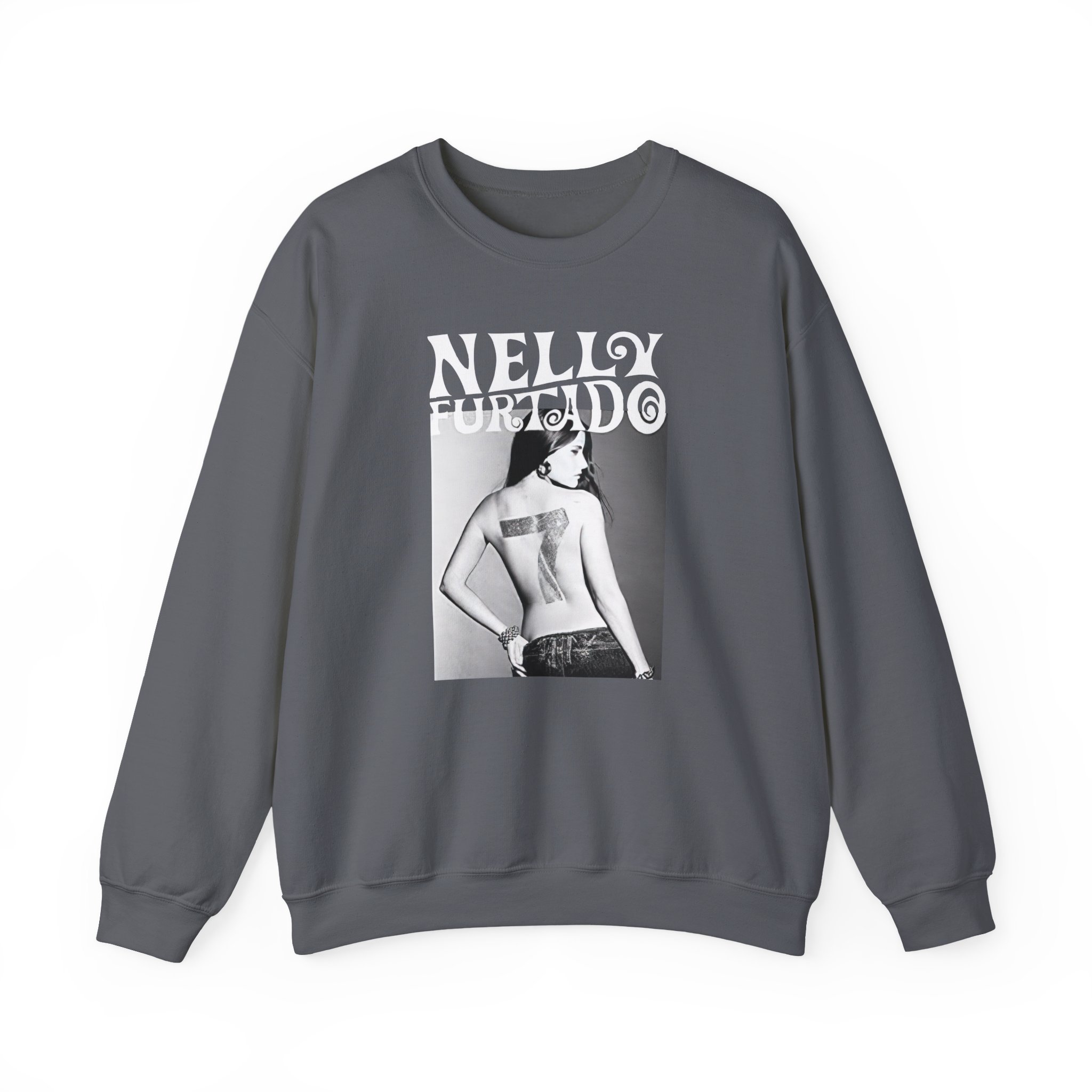 Nelly Furtado 7 Album Unisex Heavy Blend Crewneck Sweatshirt