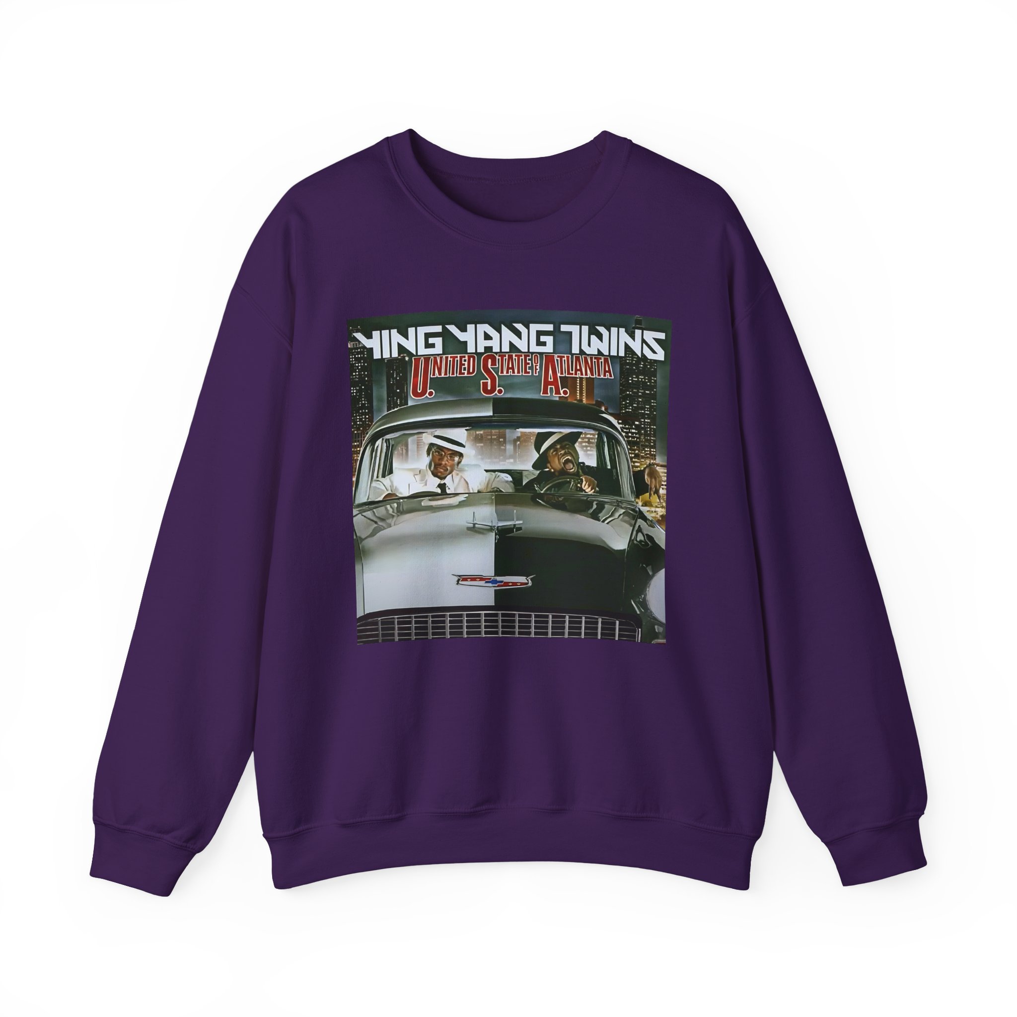 Ying Yang Twins United State Of Atlanta Album Cover Unisex Heavy Blendâ„¢ Crewneck Sweatshirt