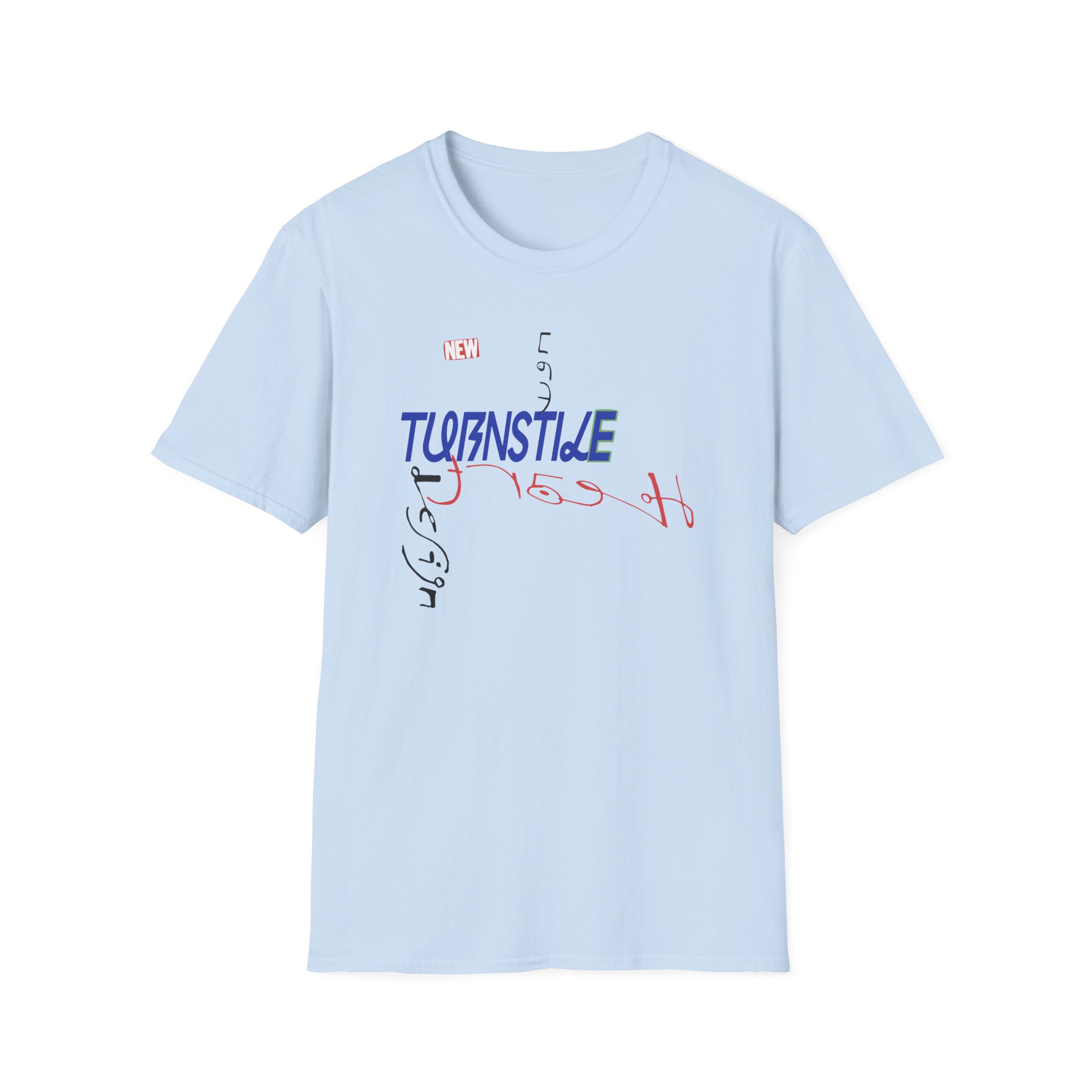 Turnstile New Heart Design Unisex Softstyle T-Shirt
