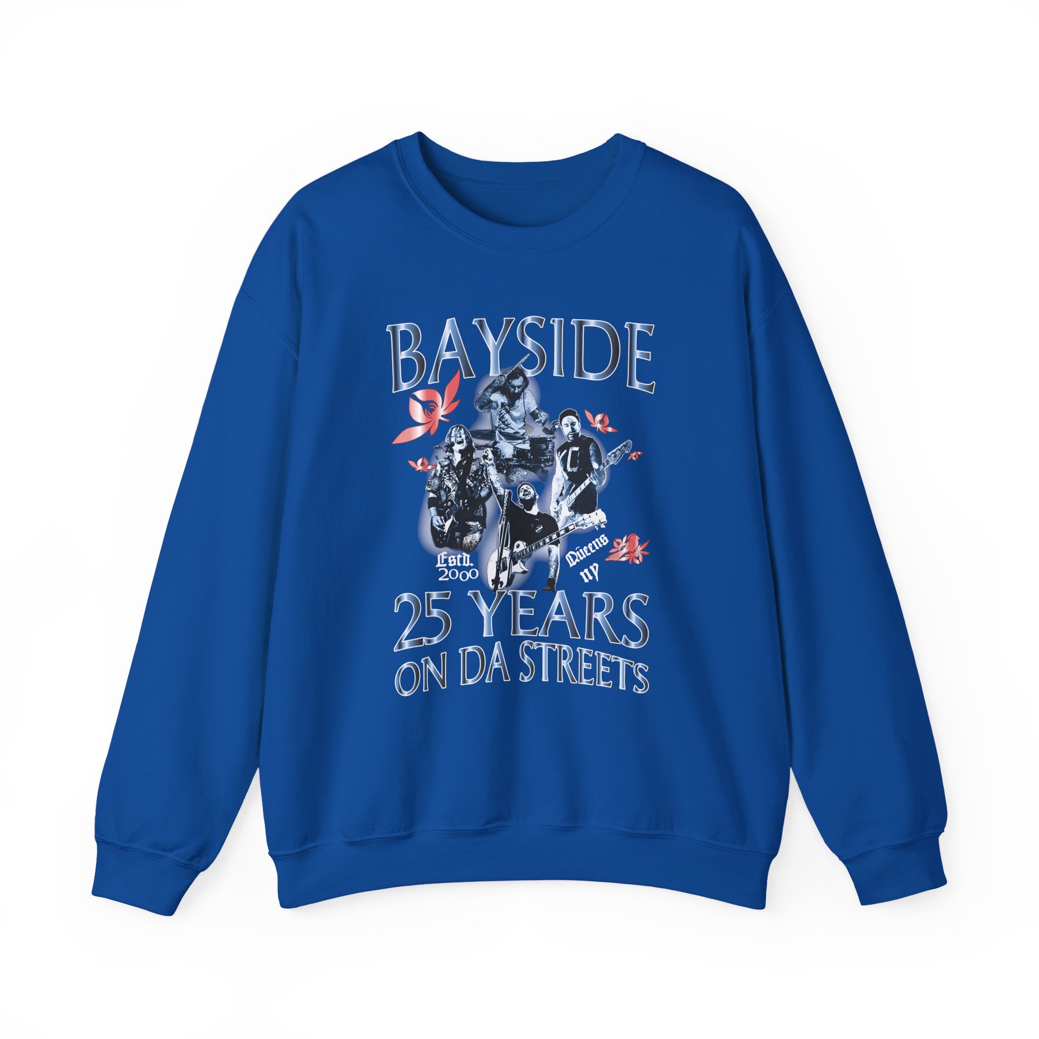 Bayside Bootleg Unisex Heavy Blendâ„¢ Crewneck Sweatshirt