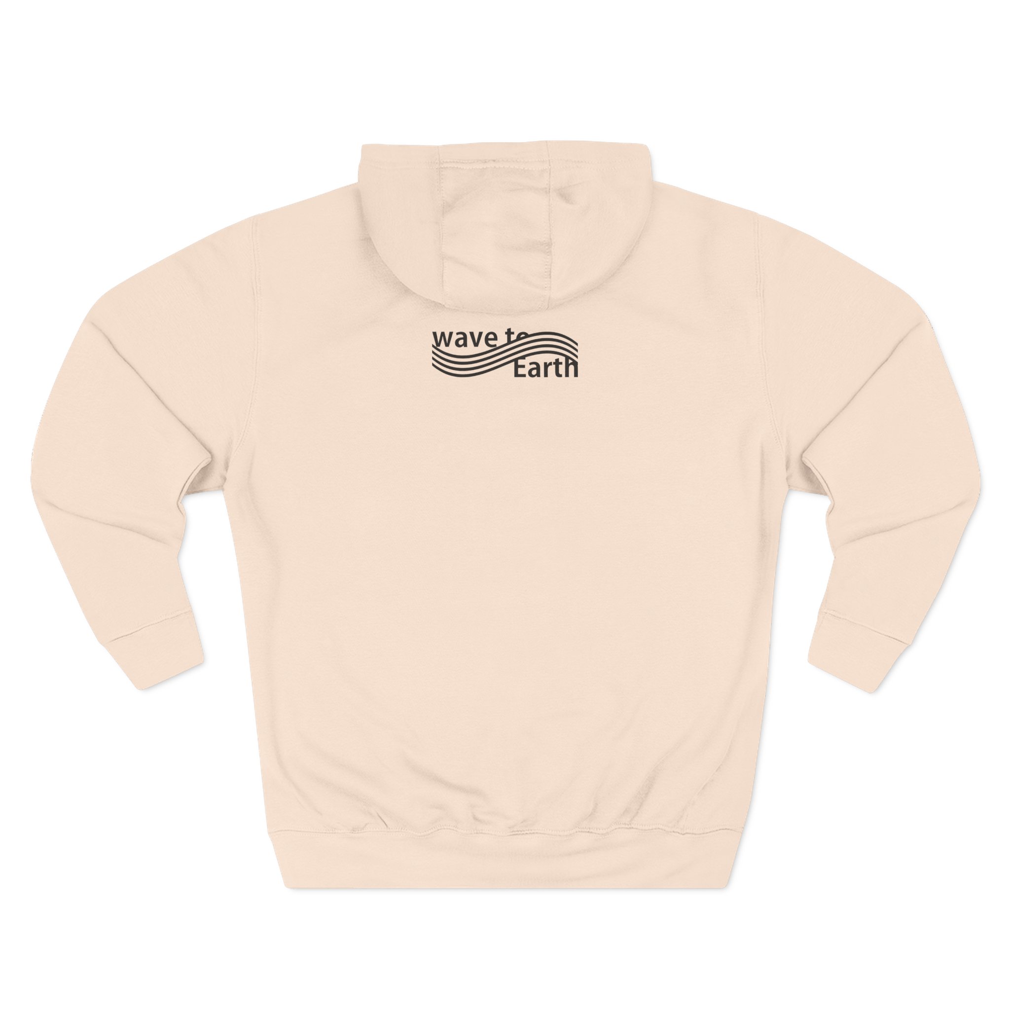 Wave to Earth Three-Panel Fleece Hoodie