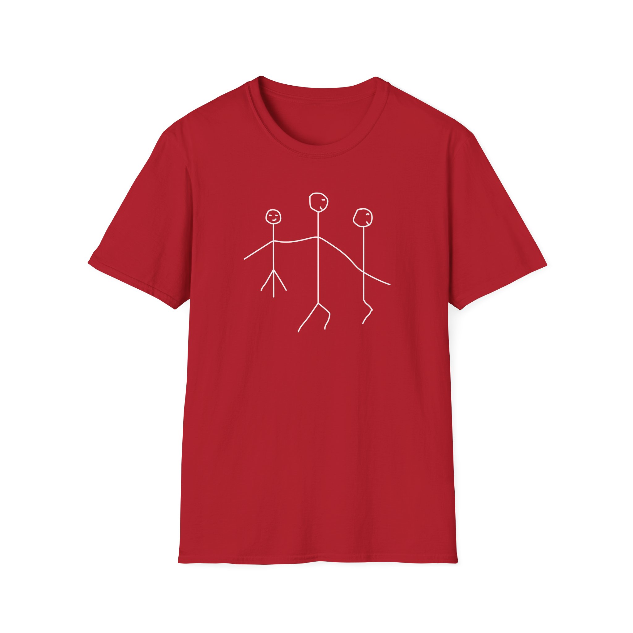 Leith Ross Stick Figures Unisex Softstyle T-Shirt