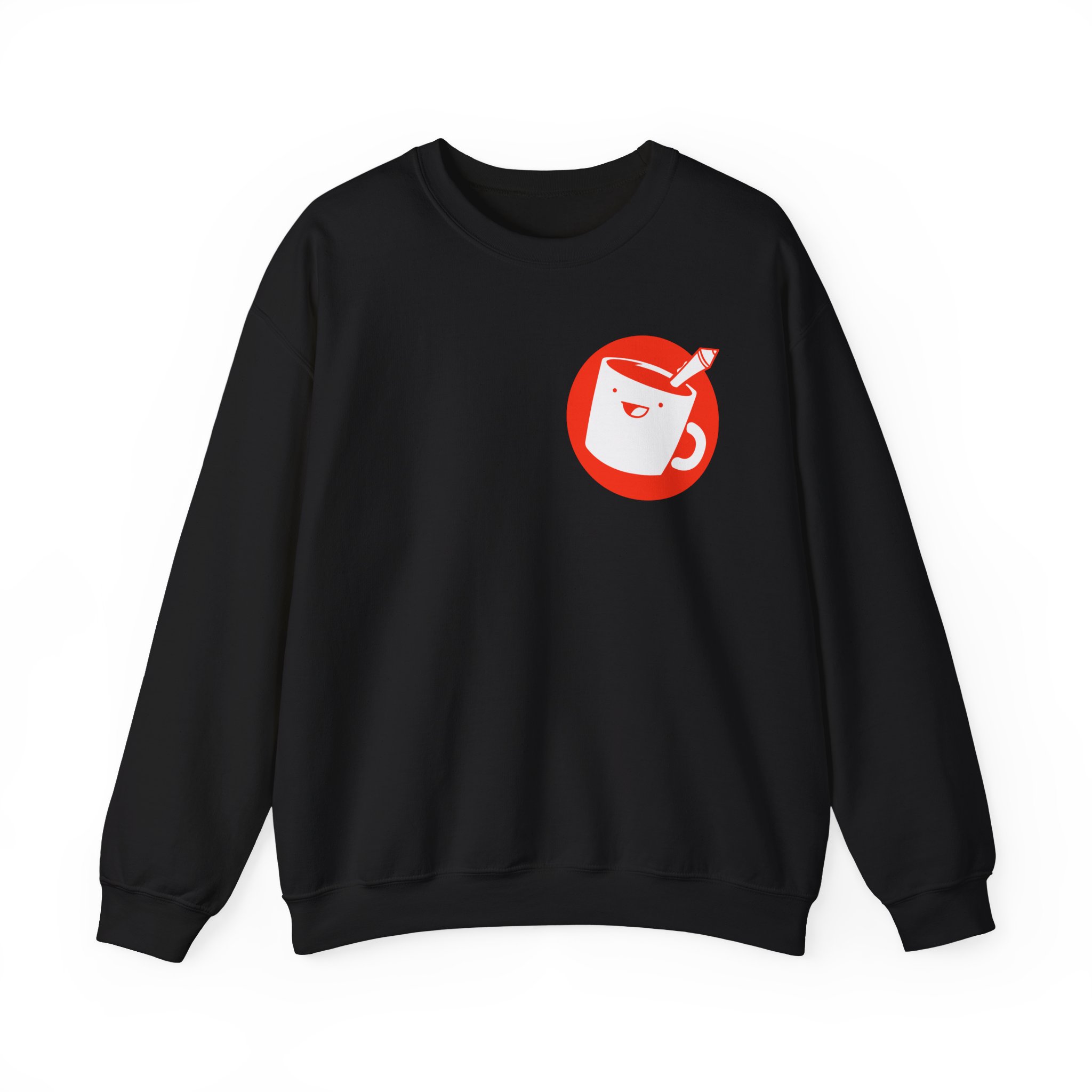 Drawfee Logo Unisex Heavy Blendâ„¢ Crewneck Sweatshirt