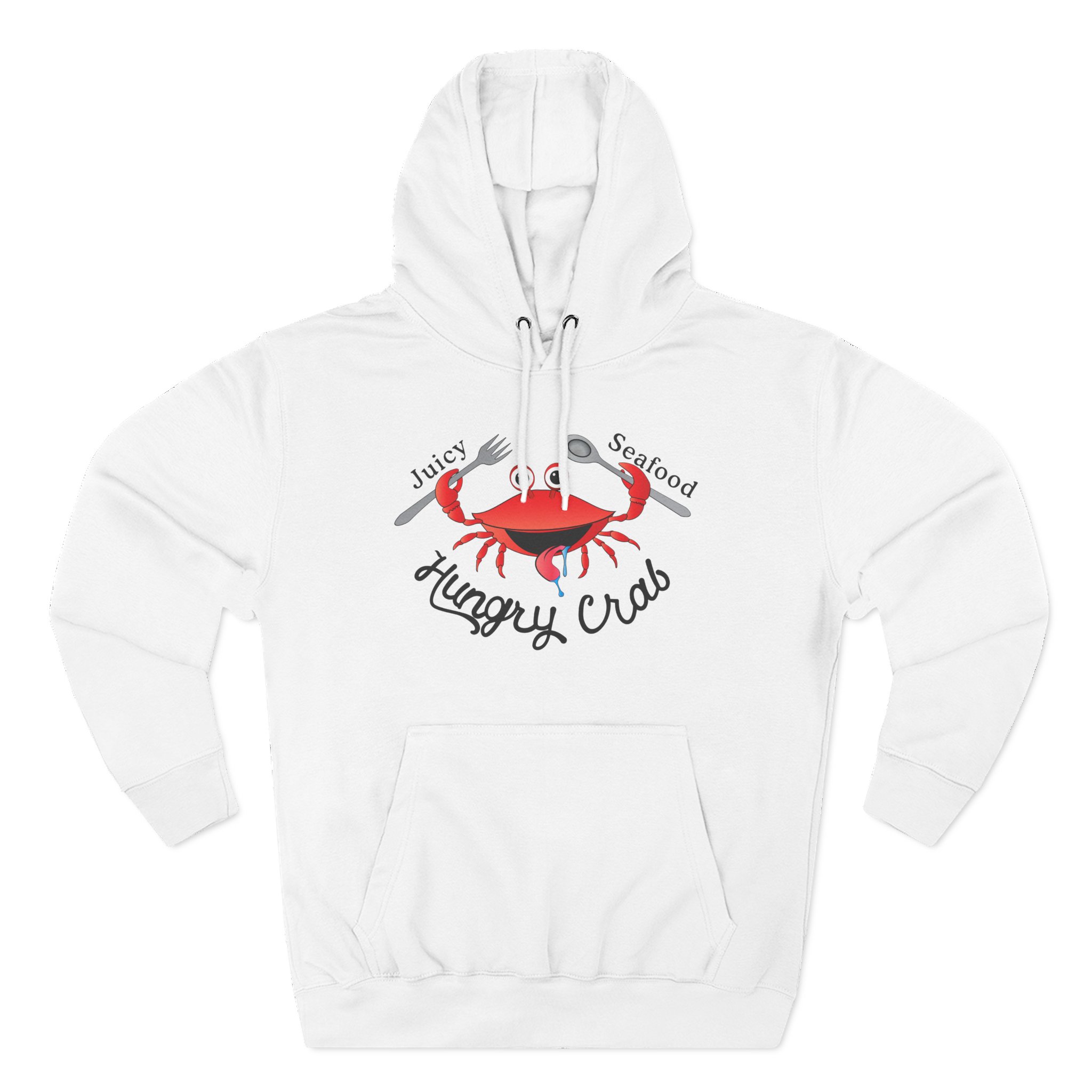 Hungry Box Hungry Crab Juicy Seafood Three-Panel Fleece Hoodie