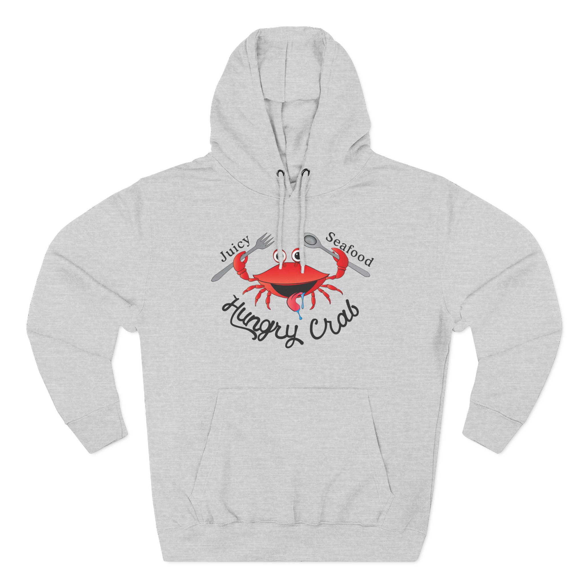 Hungry Box Hungry Crab Juicy Seafood Three-Panel Fleece Hoodie