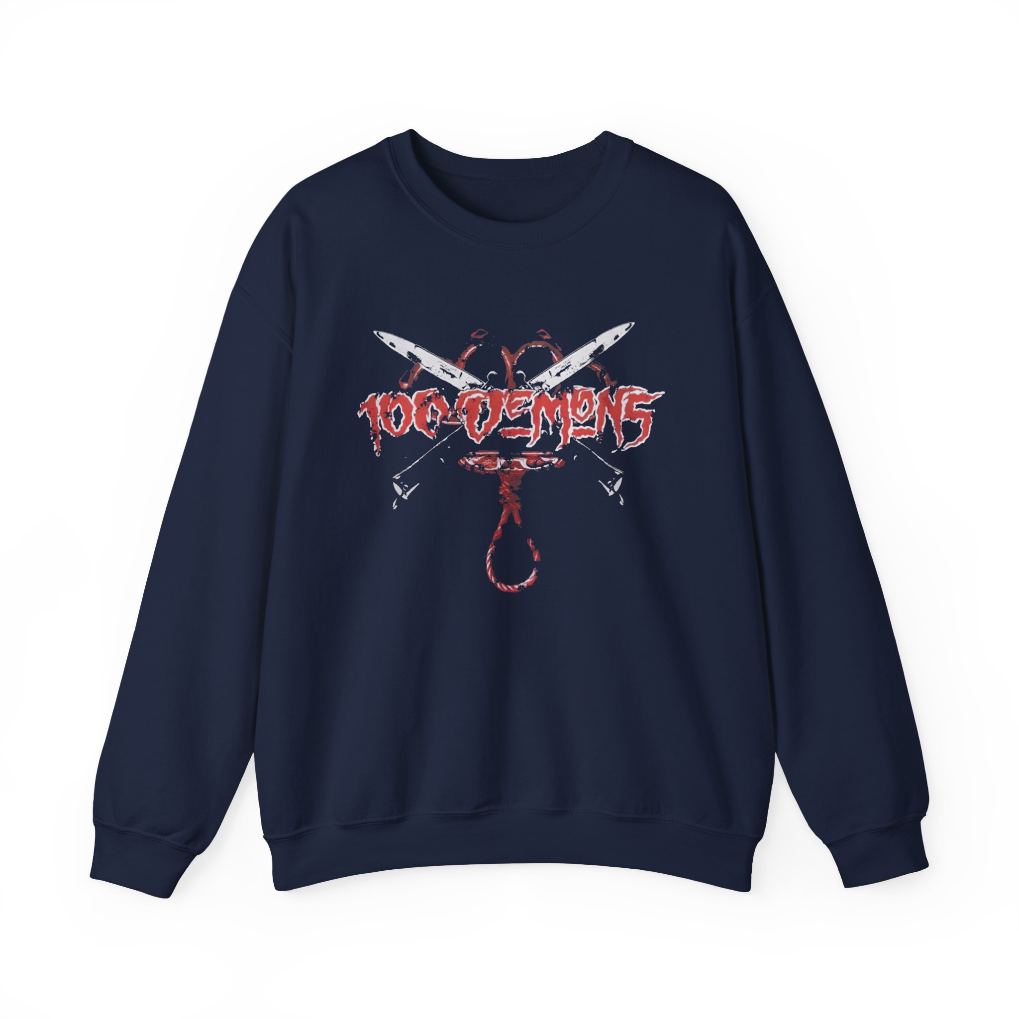 100 Demons Unisex Heavy Blendâ„¢ Crewneck Sweatshirt