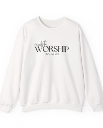 Montez Made to Worship Unisex Heavy Blend™ Crewneck Sweatshirt