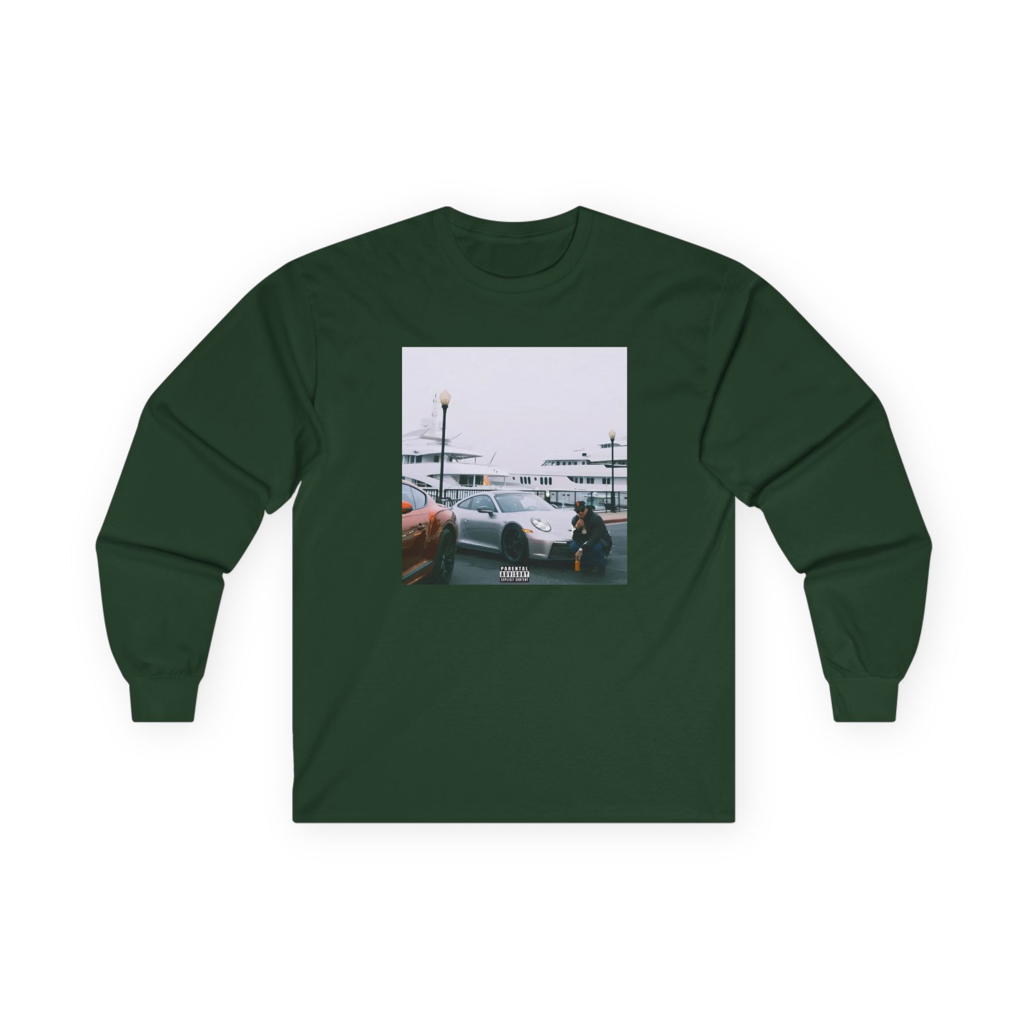 Larry June Spaceships on the Blade Unisex Ultra Cotton Long Sleeve Tee