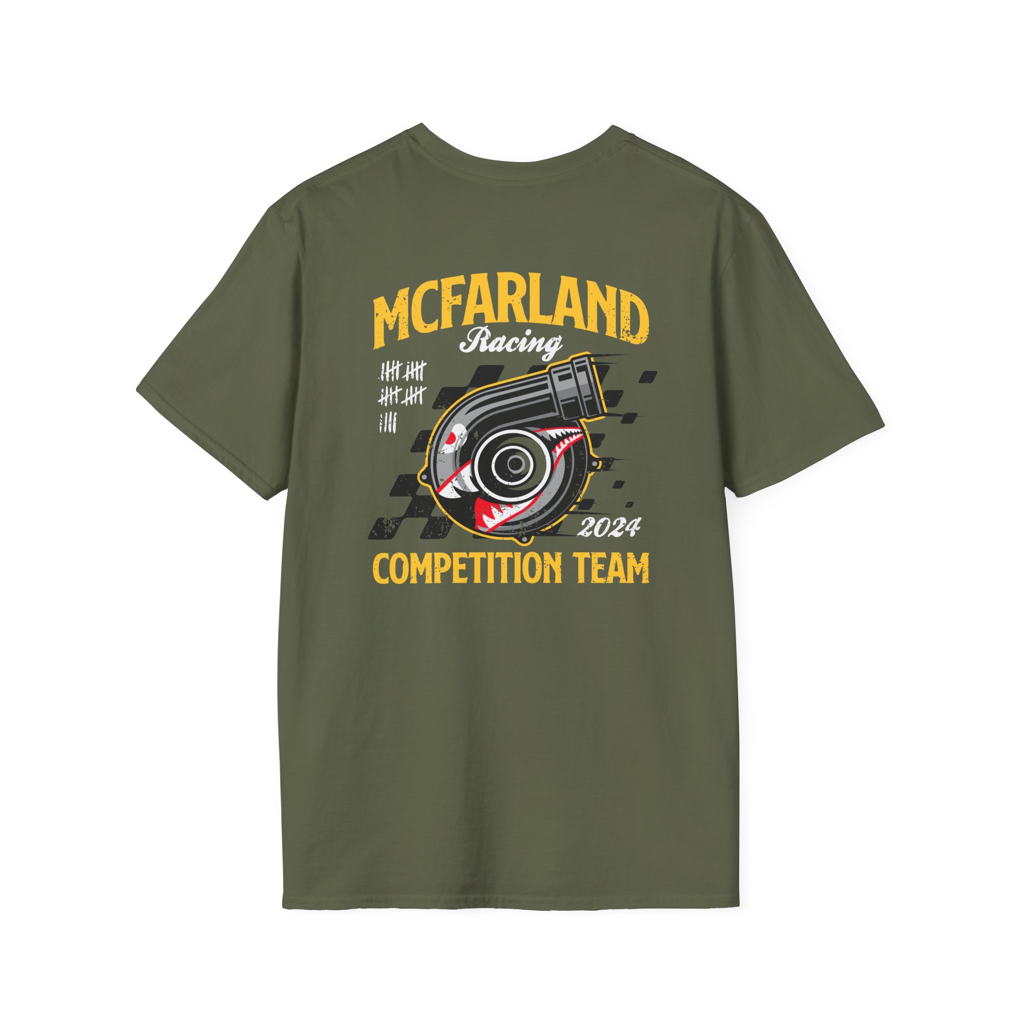 Cleetus Mcfarland Cleetus Turbo Racing Unisex Softstyle T-Shirt