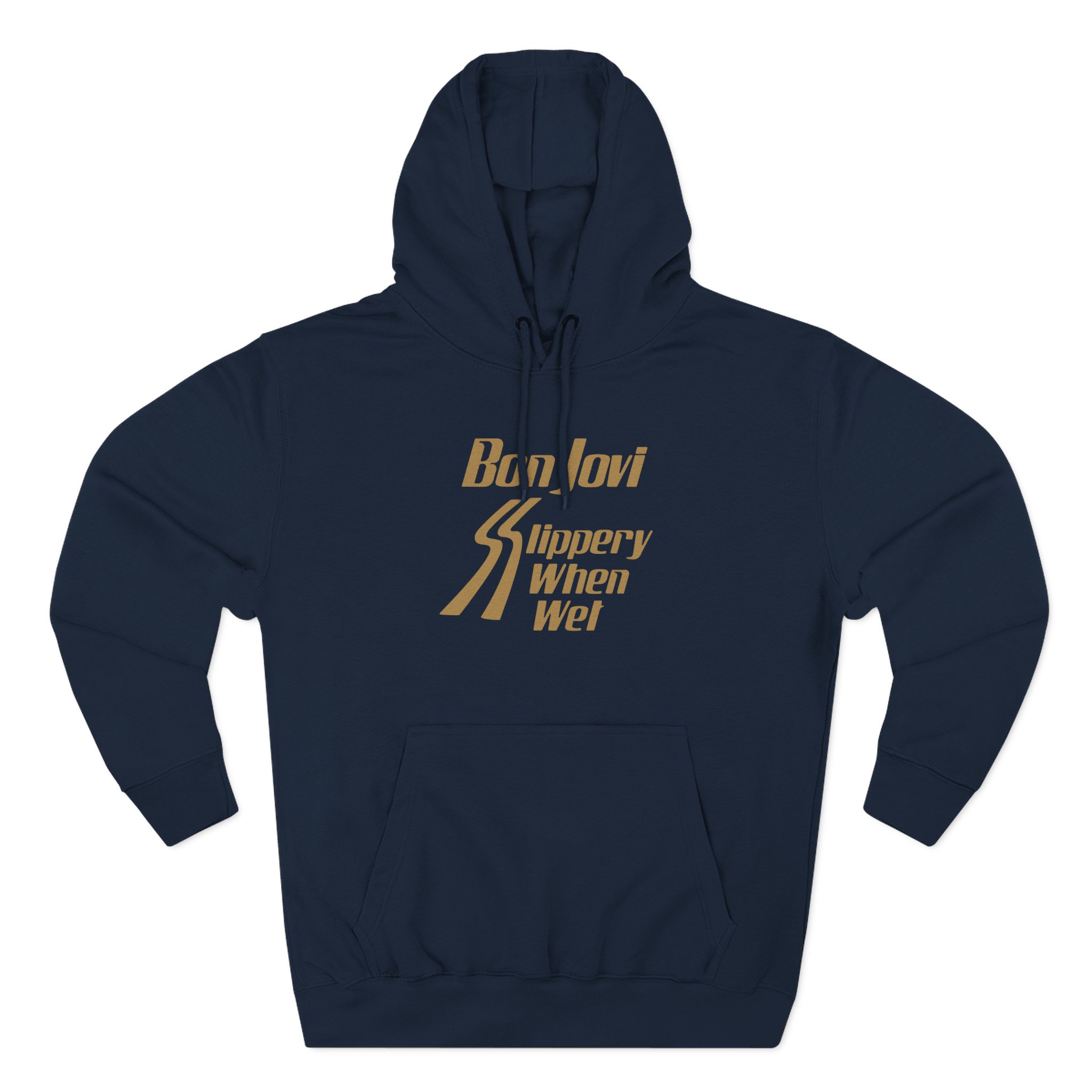 Bon Jovi Slippery When Wet Three-Panel Fleece Hoodie