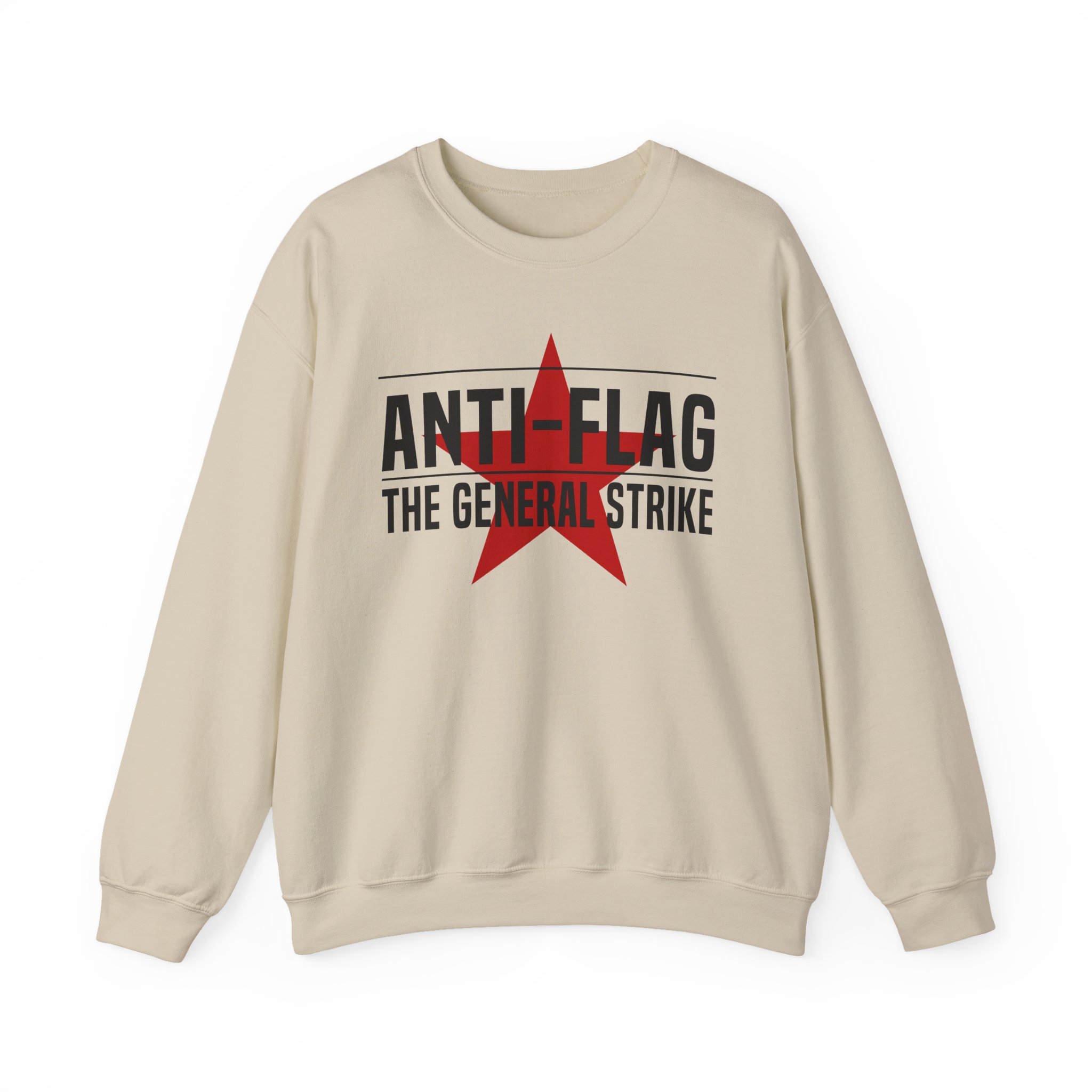 Anti Flag the General Strike Unisex Heavy Blendâ„¢ Crewneck Sweatshirt