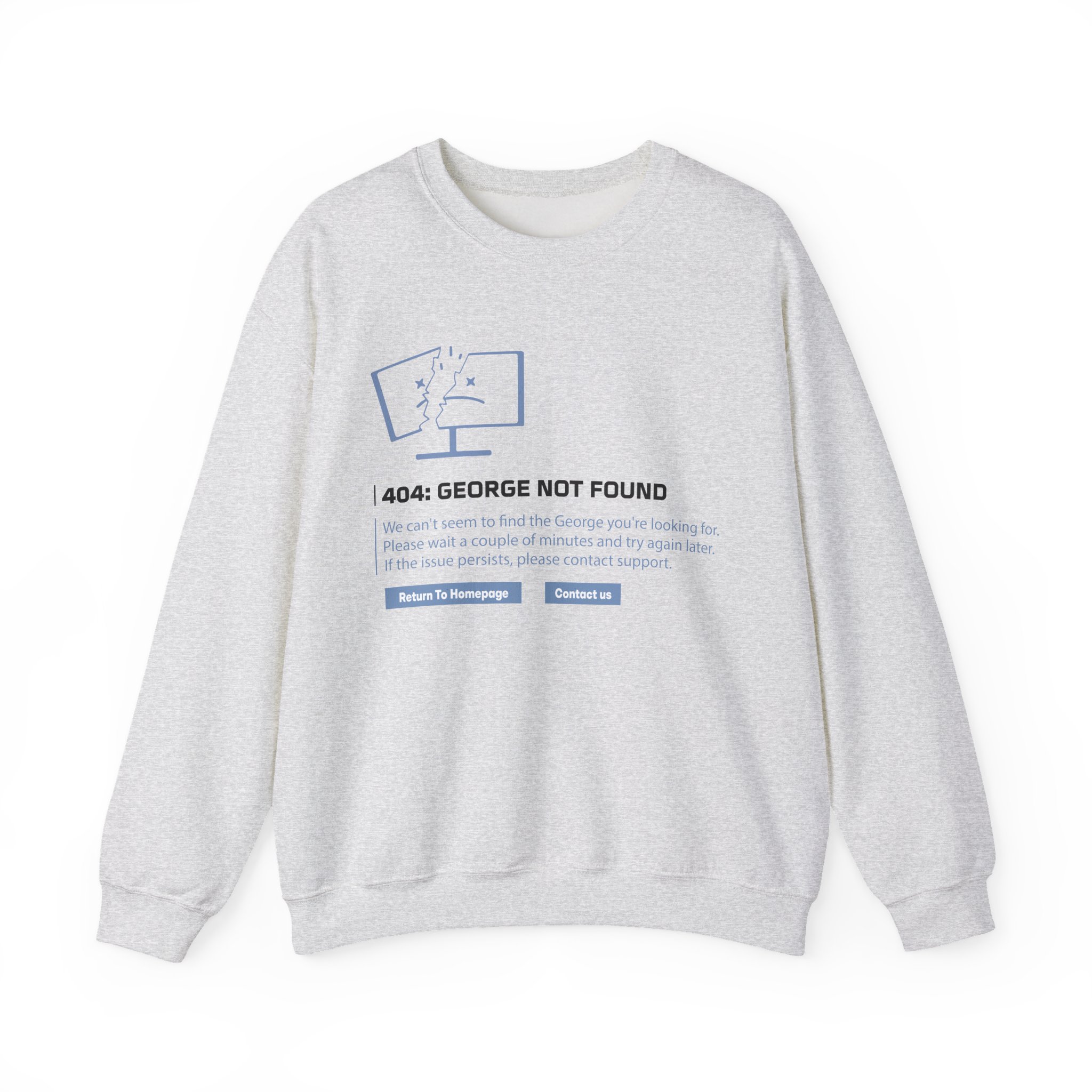 Georgenotfound 404 Unisex Heavy Blendâ„¢ Crewneck Sweatshirt