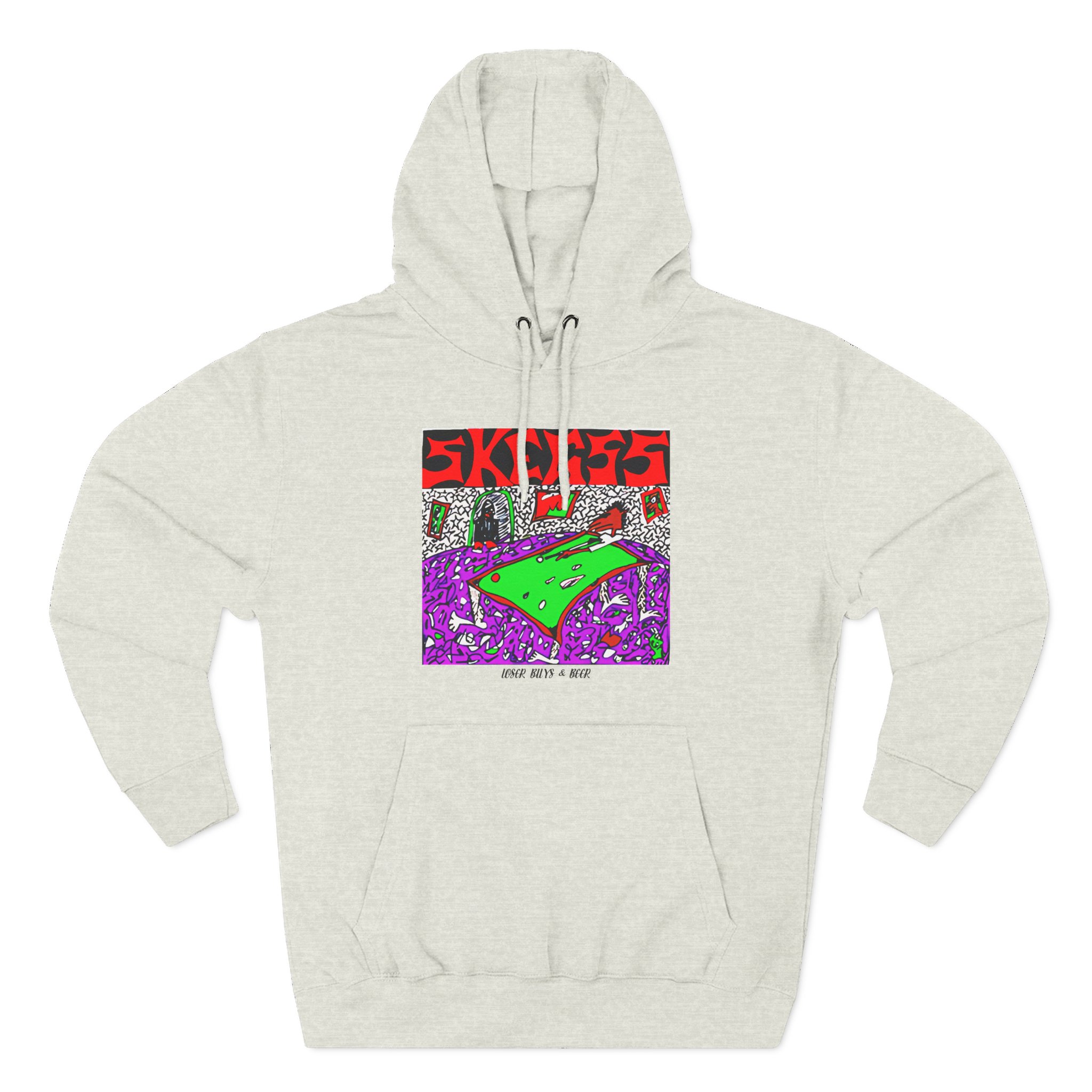 Skegss Pool Three-Panel Fleece Hoodie