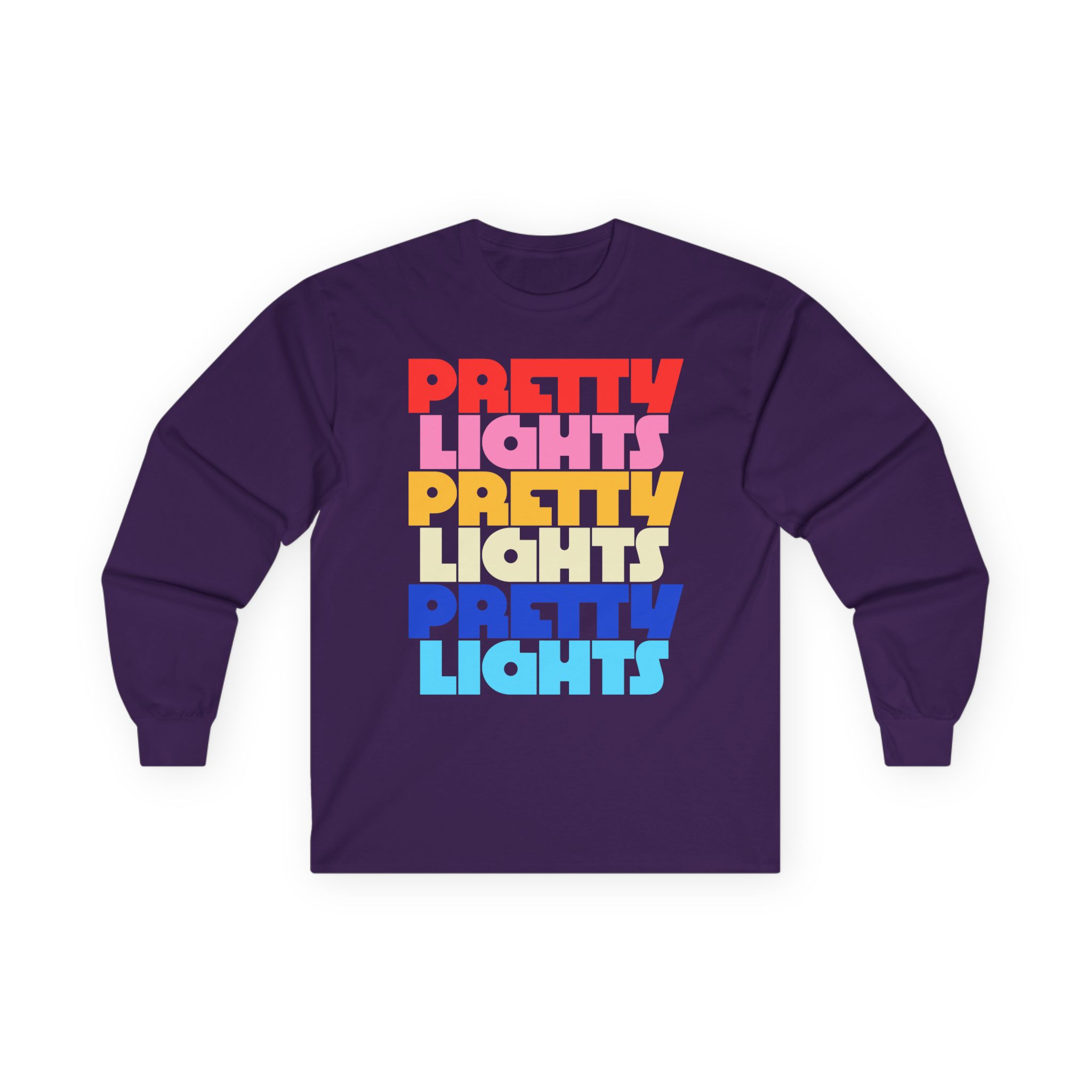 Pretty Lights Rainbow Unisex Ultra Cotton Long Sleeve Tee
