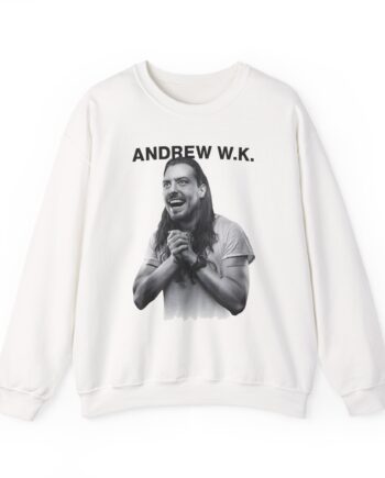 Andrew Wk Happy Unisex Heavy Blend™ Crewneck Sweatshirt