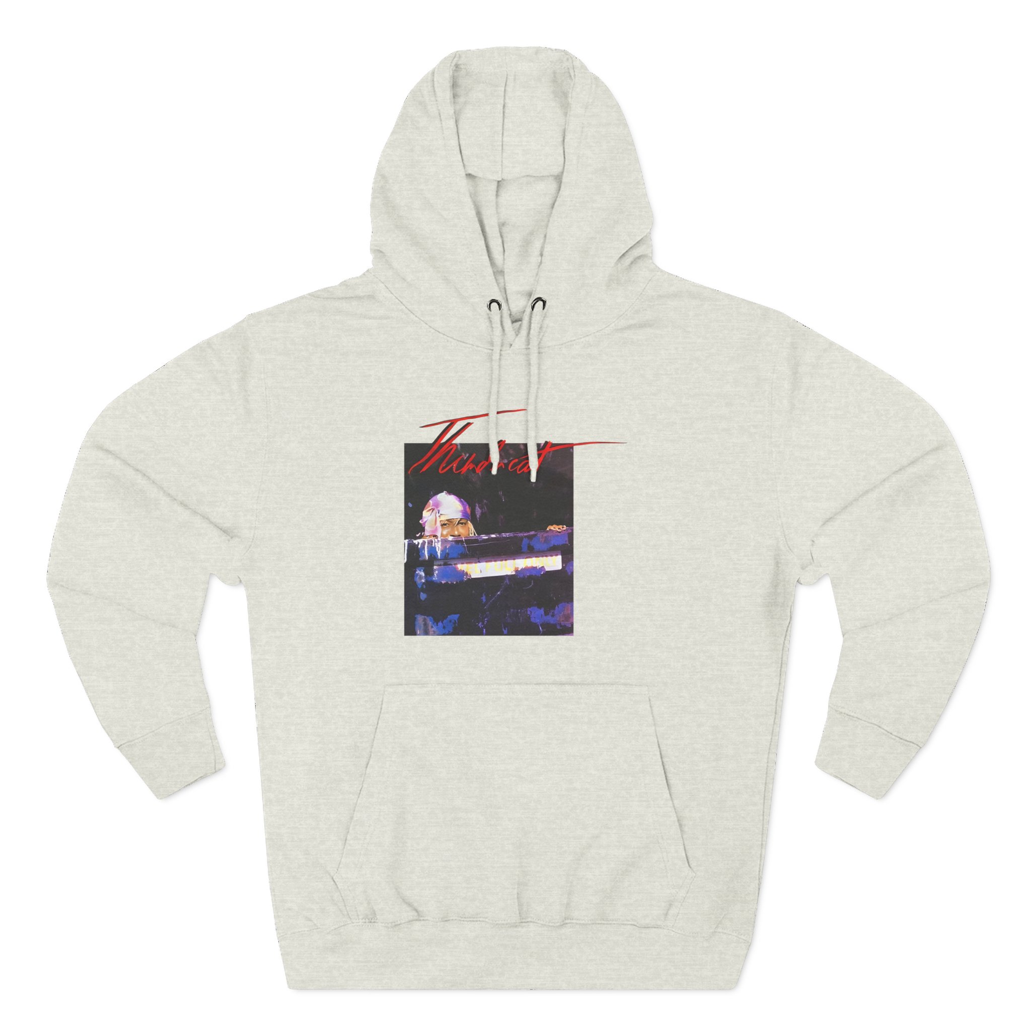 Thundercat Durag Dumpster Fire Three-Panel Fleece Hoodie