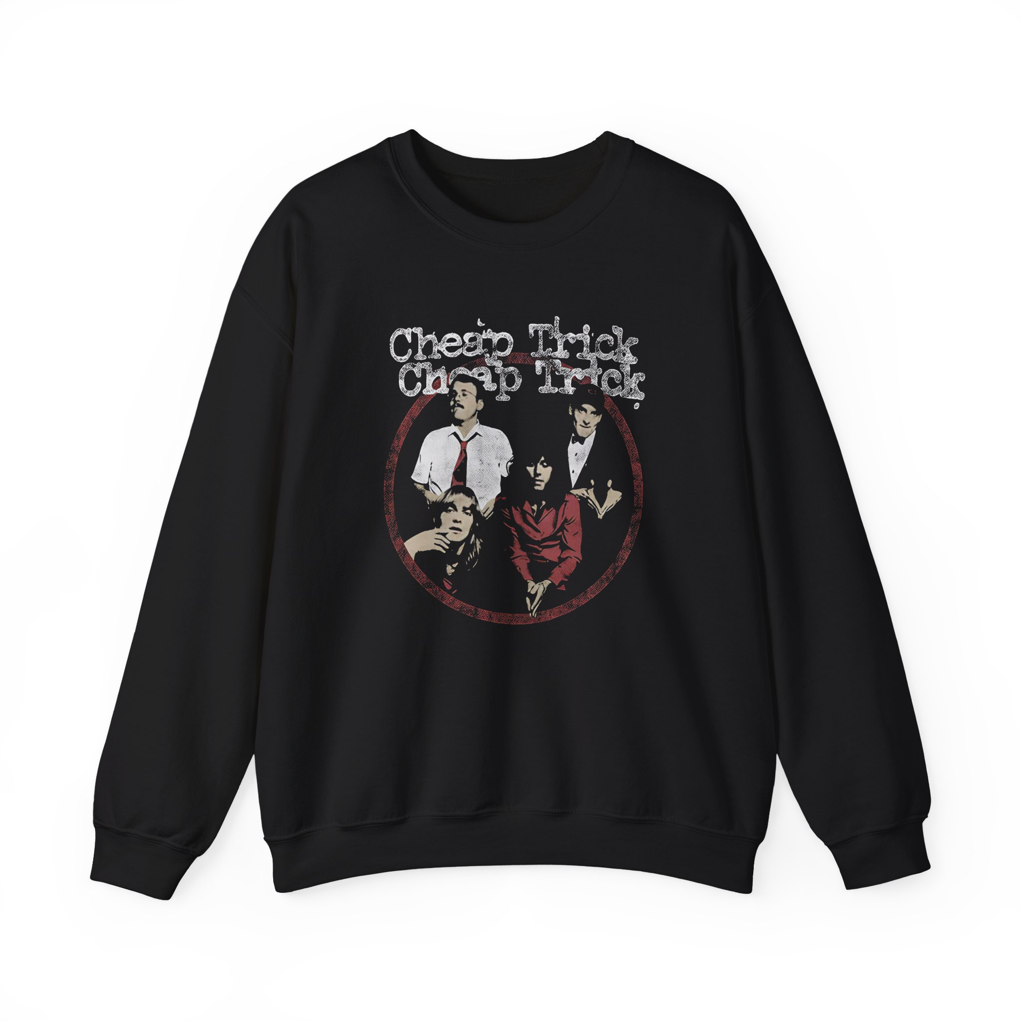 Cheap Trick Unisex Heavy Blendâ„¢ Crewneck Sweatshirt