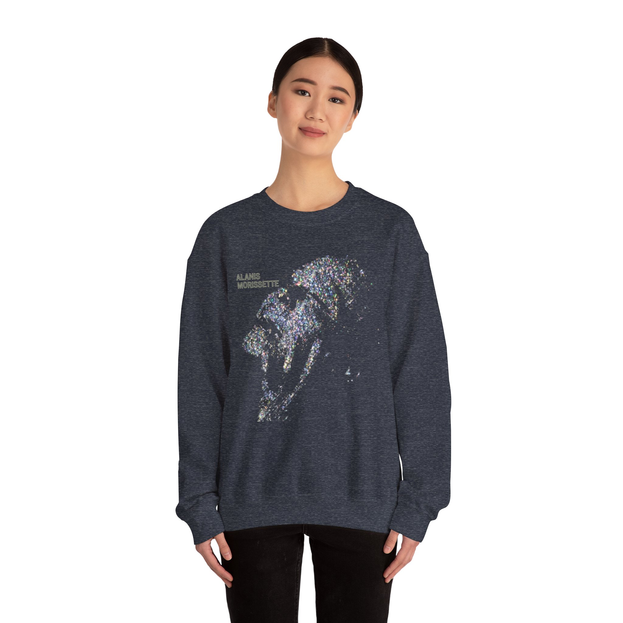 Alanis Morissette Such Pretty Forks Glitter Unisex Heavy Blendâ„¢ Crewneck Sweatshirt