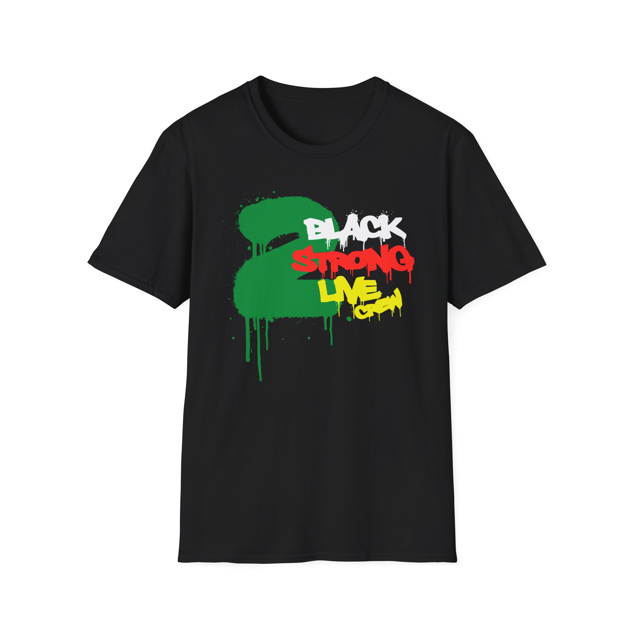 2 Live Crew Black Strong Unisex Softstyle T-Shirt