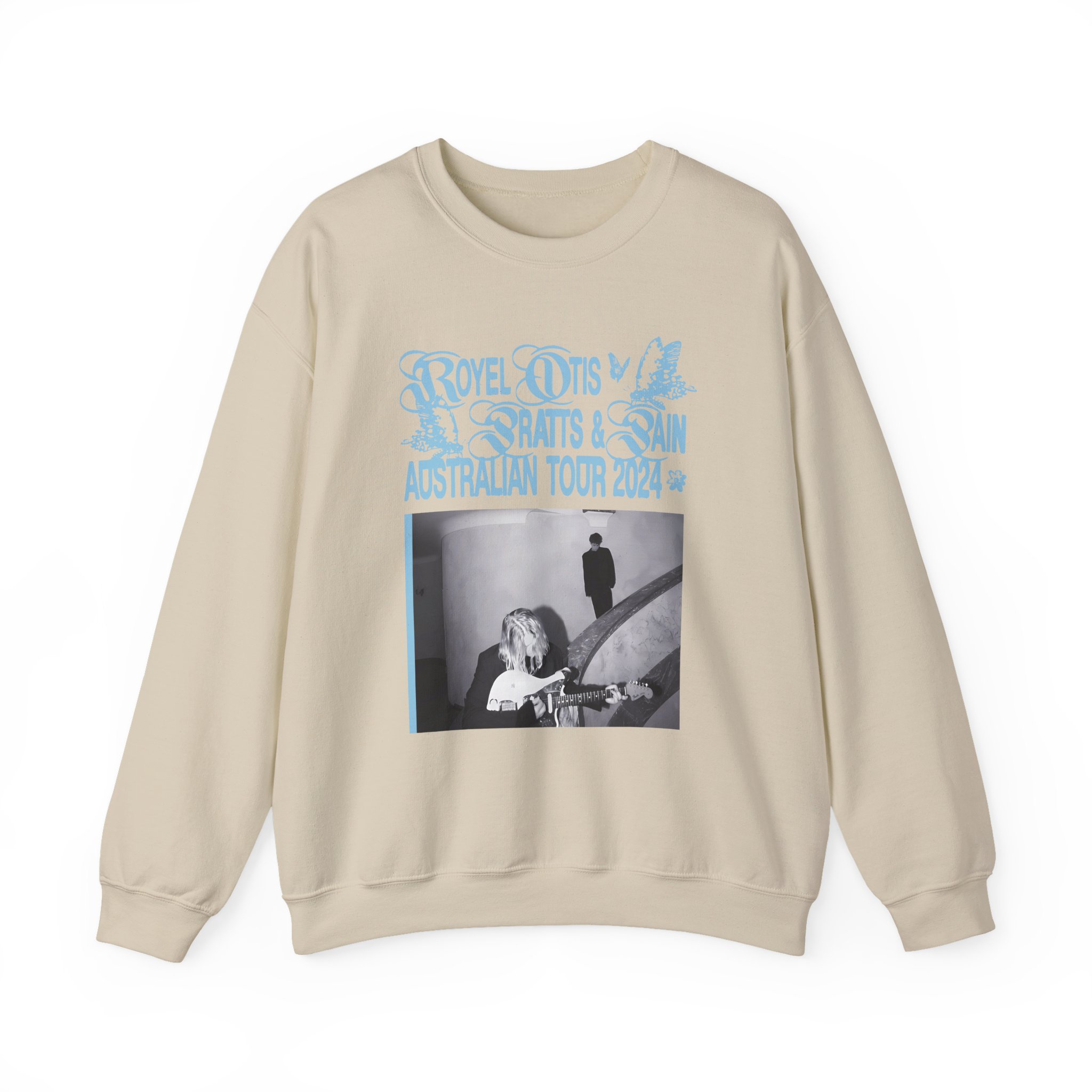 Royel Otis Band Pratts and Pain Australian Tour 2024 Unisex Heavy Blendâ„¢ Crewneck Sweatshirt