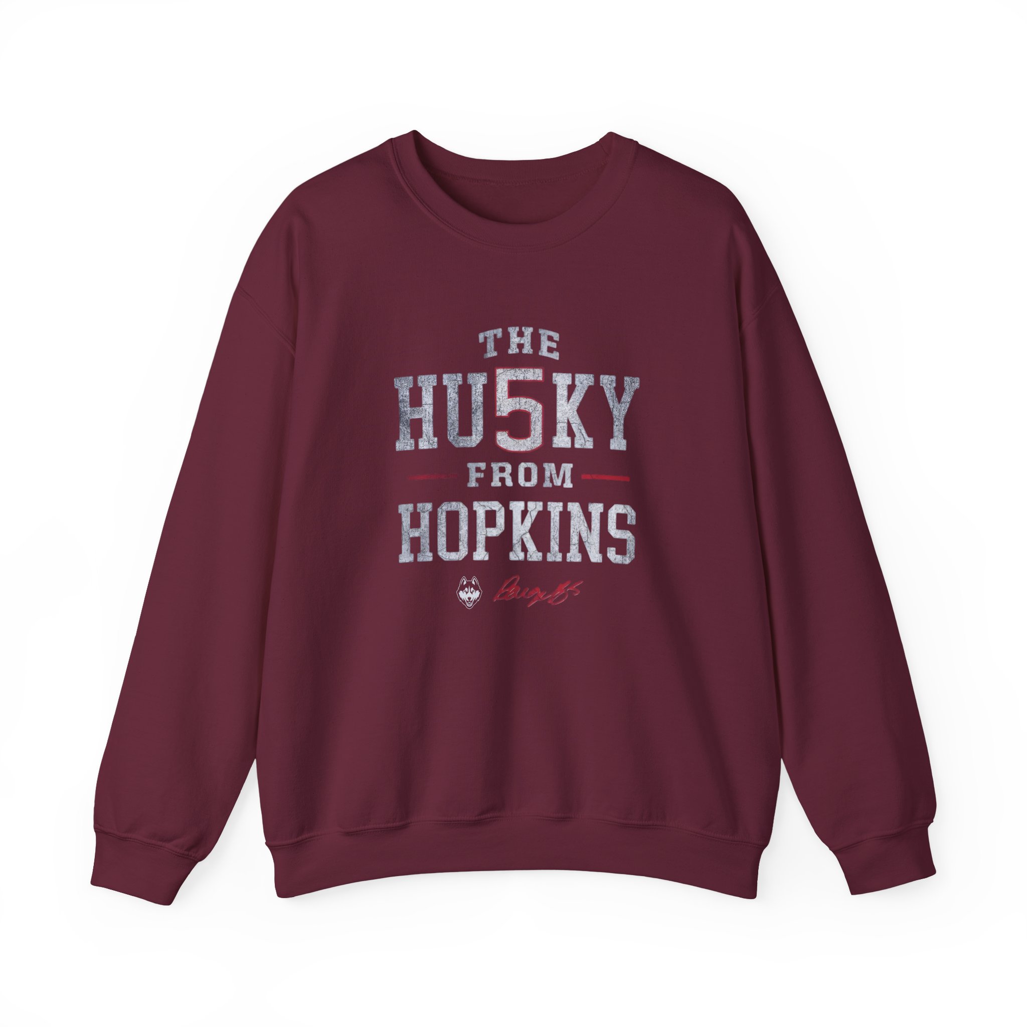 Paige Bueckers Hu5ky From Hopkins Unisex Heavy Blendâ„¢ Crewneck Sweatshirt