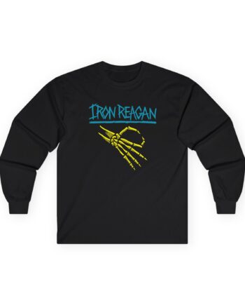 Iron Reagan Skeleton Hand Unisex Ultra Cotton Long Sleeve Tee