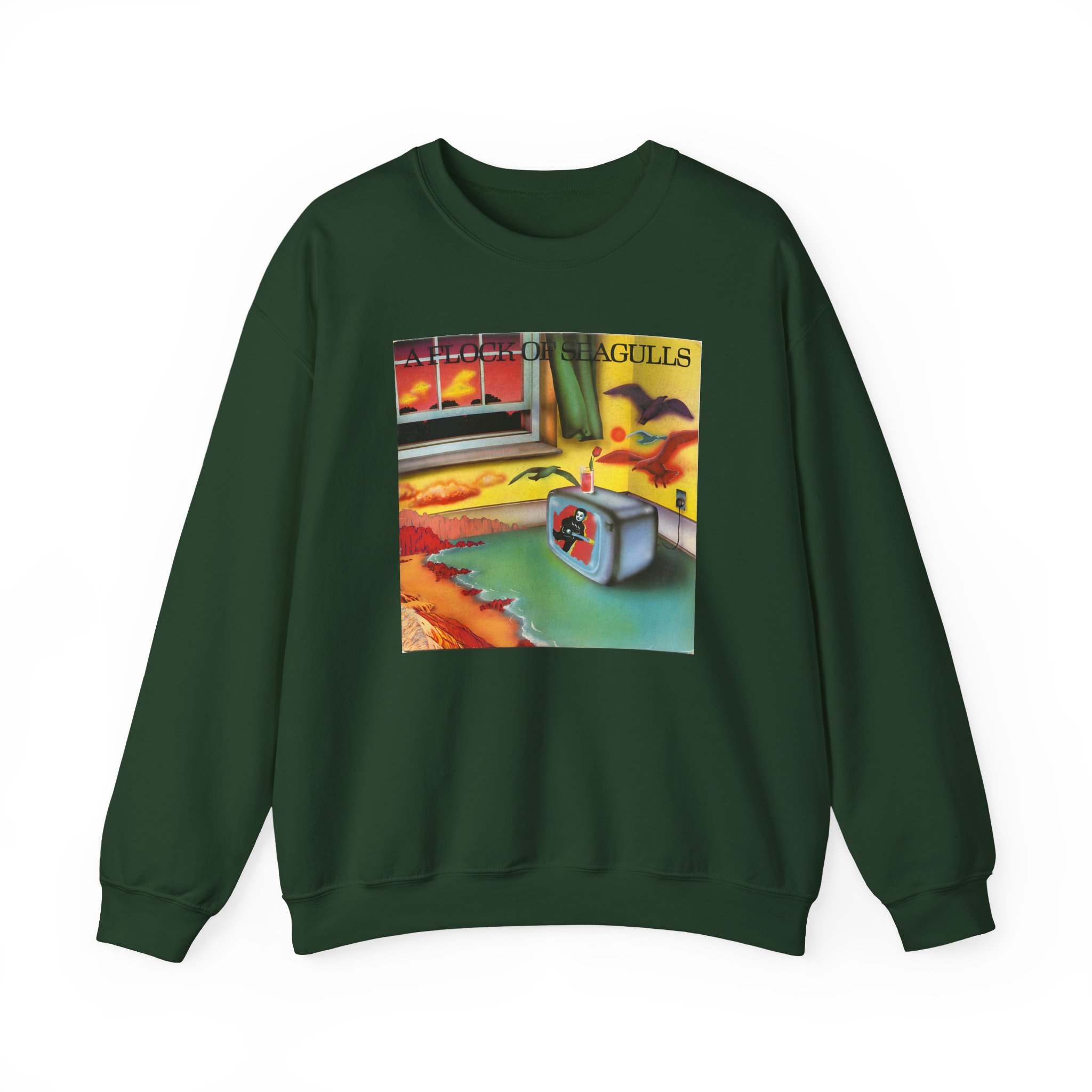 A Flock of Seagulls Original Album Cover Unisex Heavy Blendâ„¢ Crewneck Sweatshirt