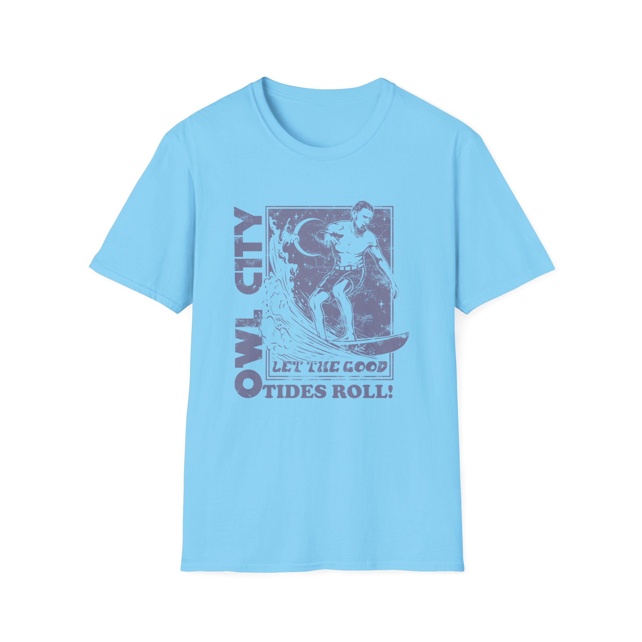 Owl City Let the Good Tides Roll Ringer Unisex Softstyle T-Shirt