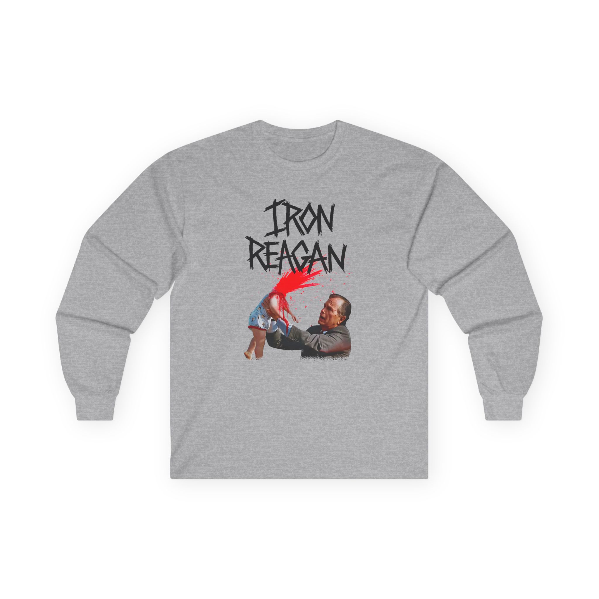 Iron Reagan Asshole Bush Unisex Ultra Cotton Long Sleeve Tee