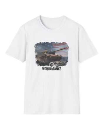 World of Tank Wot July 4th T78 Unisex Softstyle T-Shirt