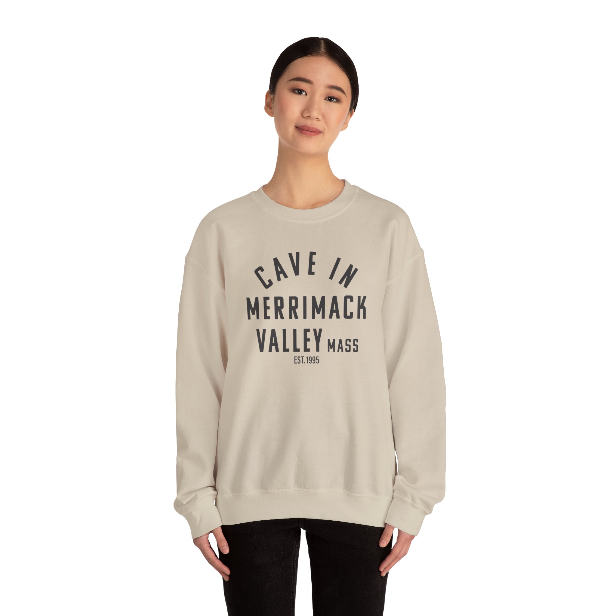 Cave in Merrimack Valley: Blackened Unisex Heavy Blendâ„¢ Crewneck Sweatshirt